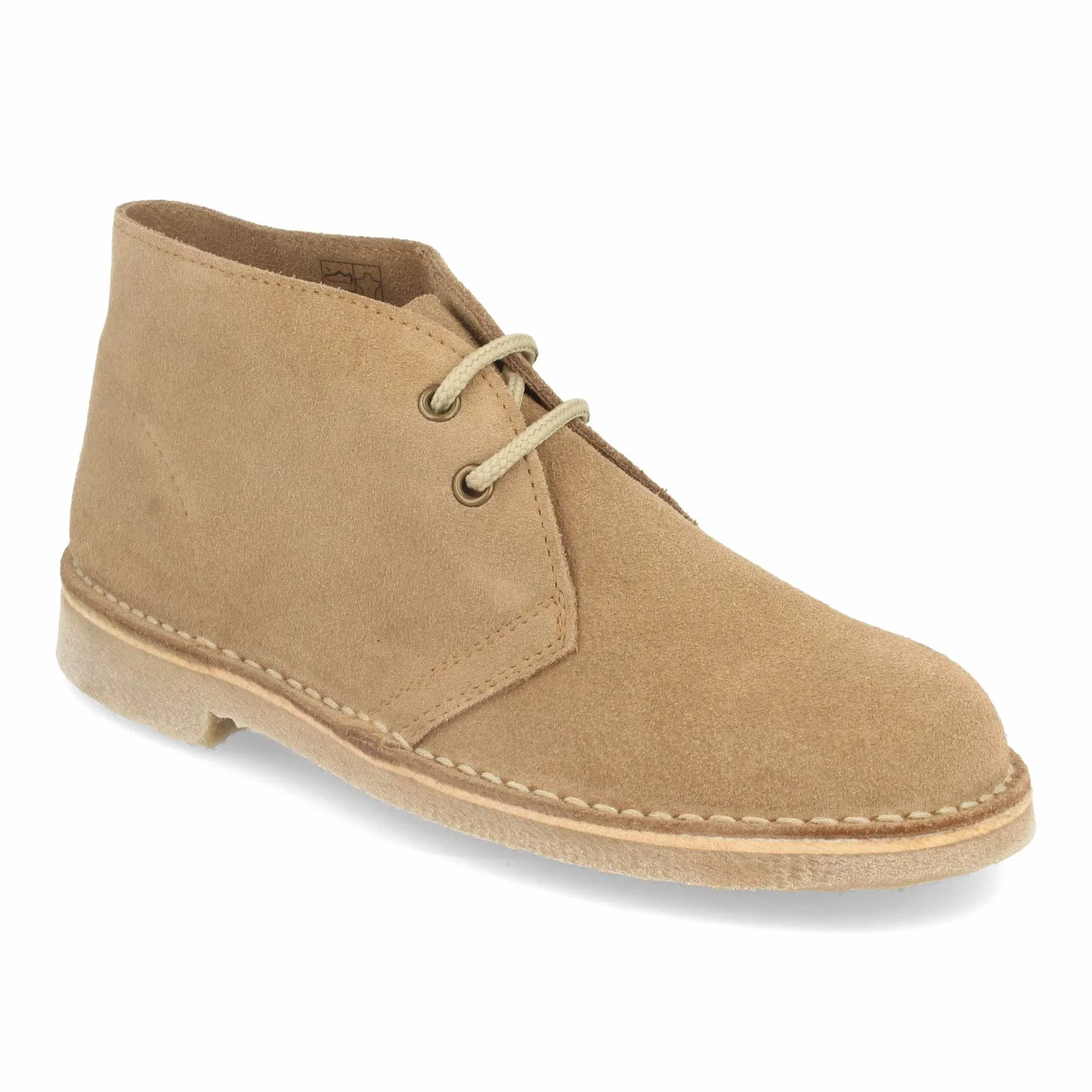 Botas Desierto Safari Piel Serraje Suela Crepe Antideslizante Cordones