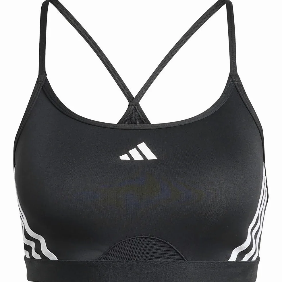 Adidas Mujer AeroReact Training 3Stripes Bra