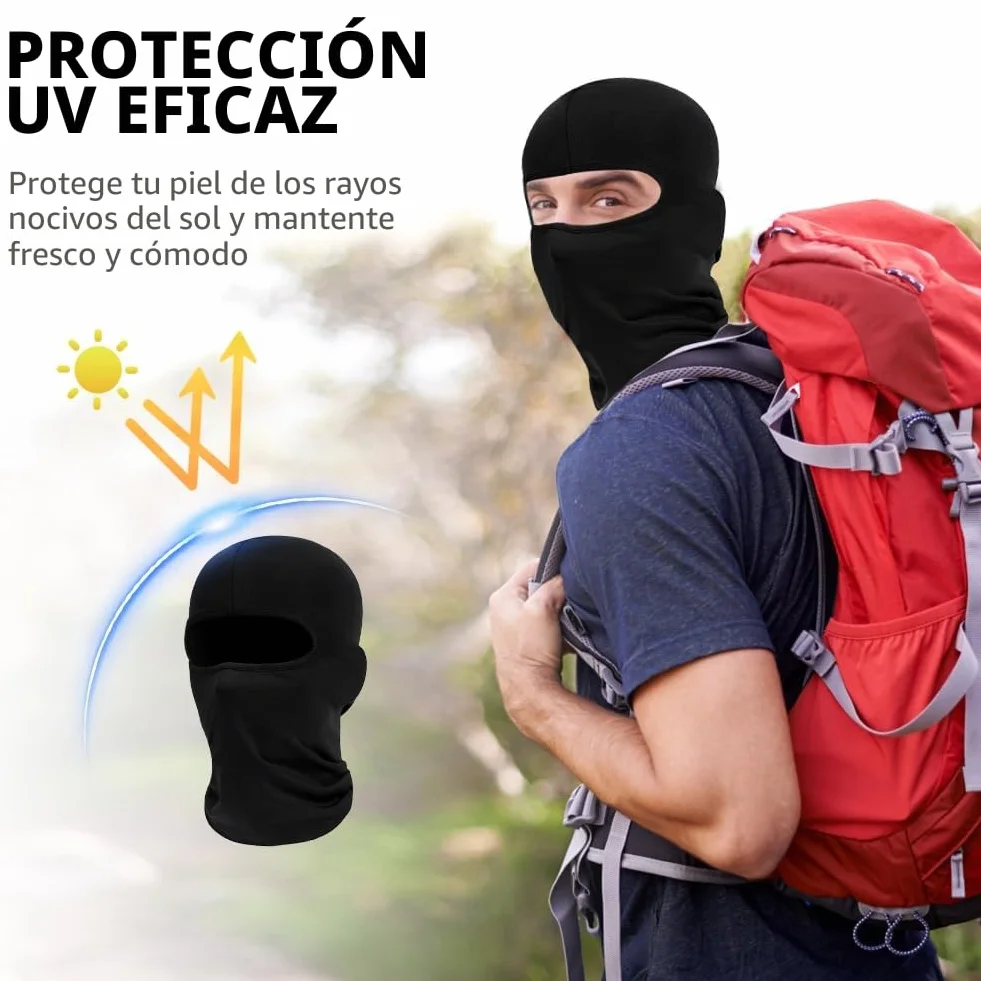 Máscara de Pasamontañas Unisex para Bicicleta Motocicleta Deportes al Aire Libre