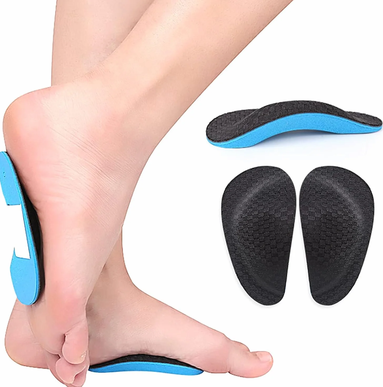 Plantillas ortopédicas de apoyo para el arco plantar pies planos fascitis plantar dolor talón espolón