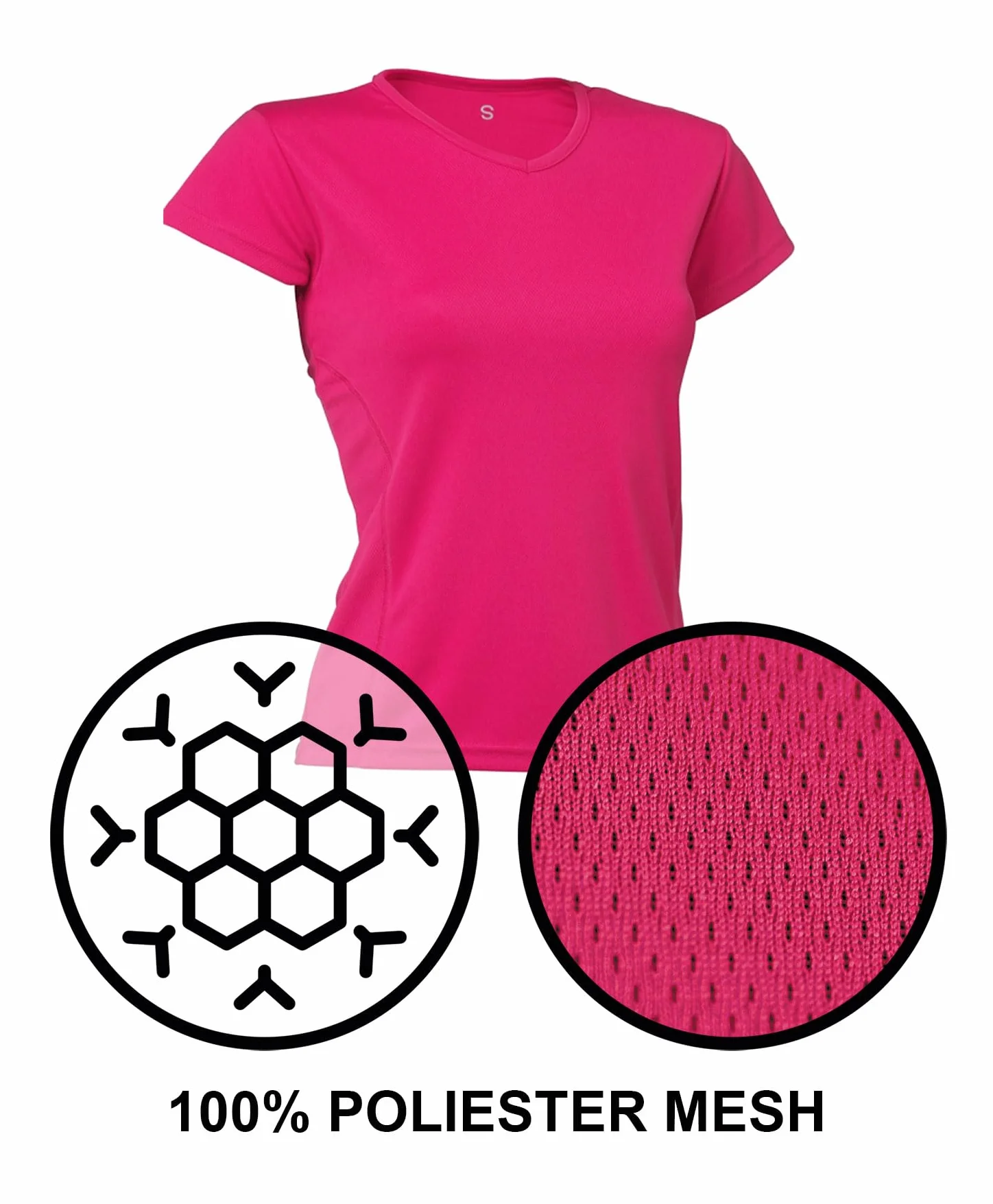 Asioka Camiseta Deportiva técnica niña Maga Corta