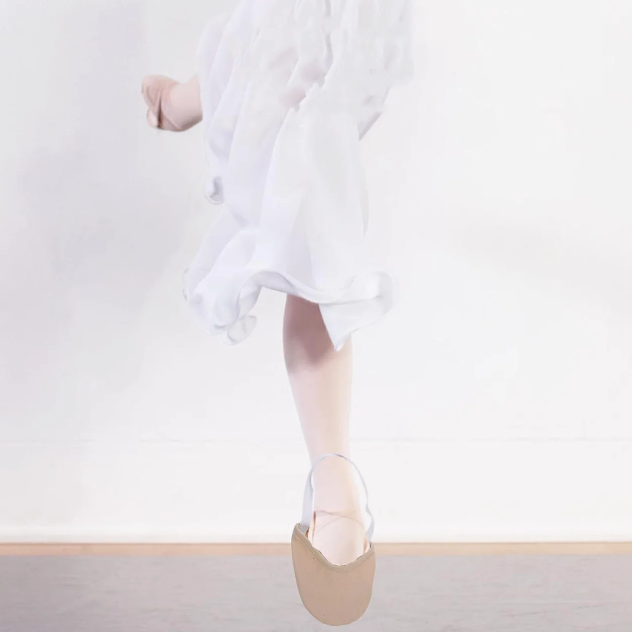 Calcetines Antideslizantes para Ballet y Yoga Suelo Talla S (30-32) Color de Piel