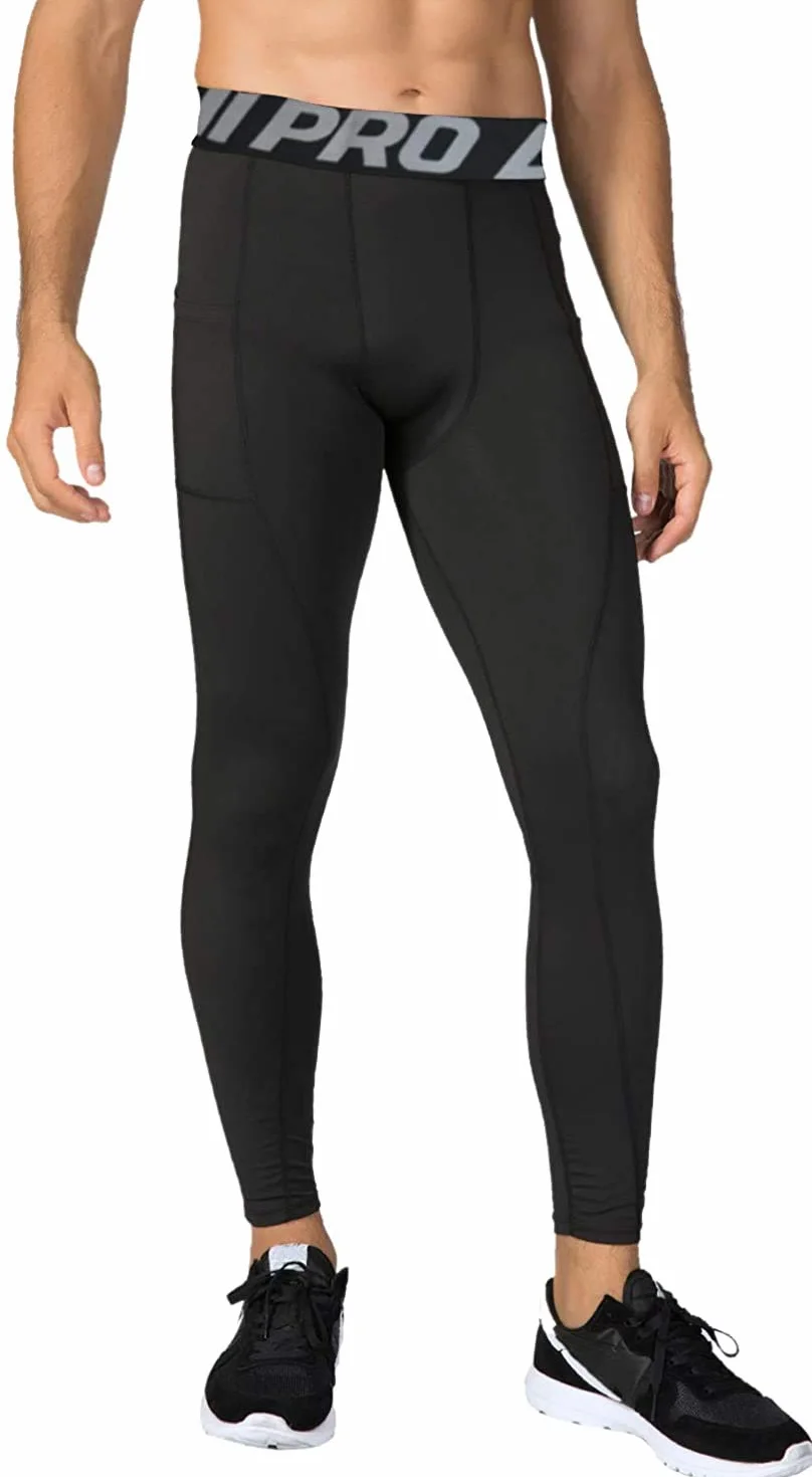 Leggings de Compresión para Hombre Running Fitness