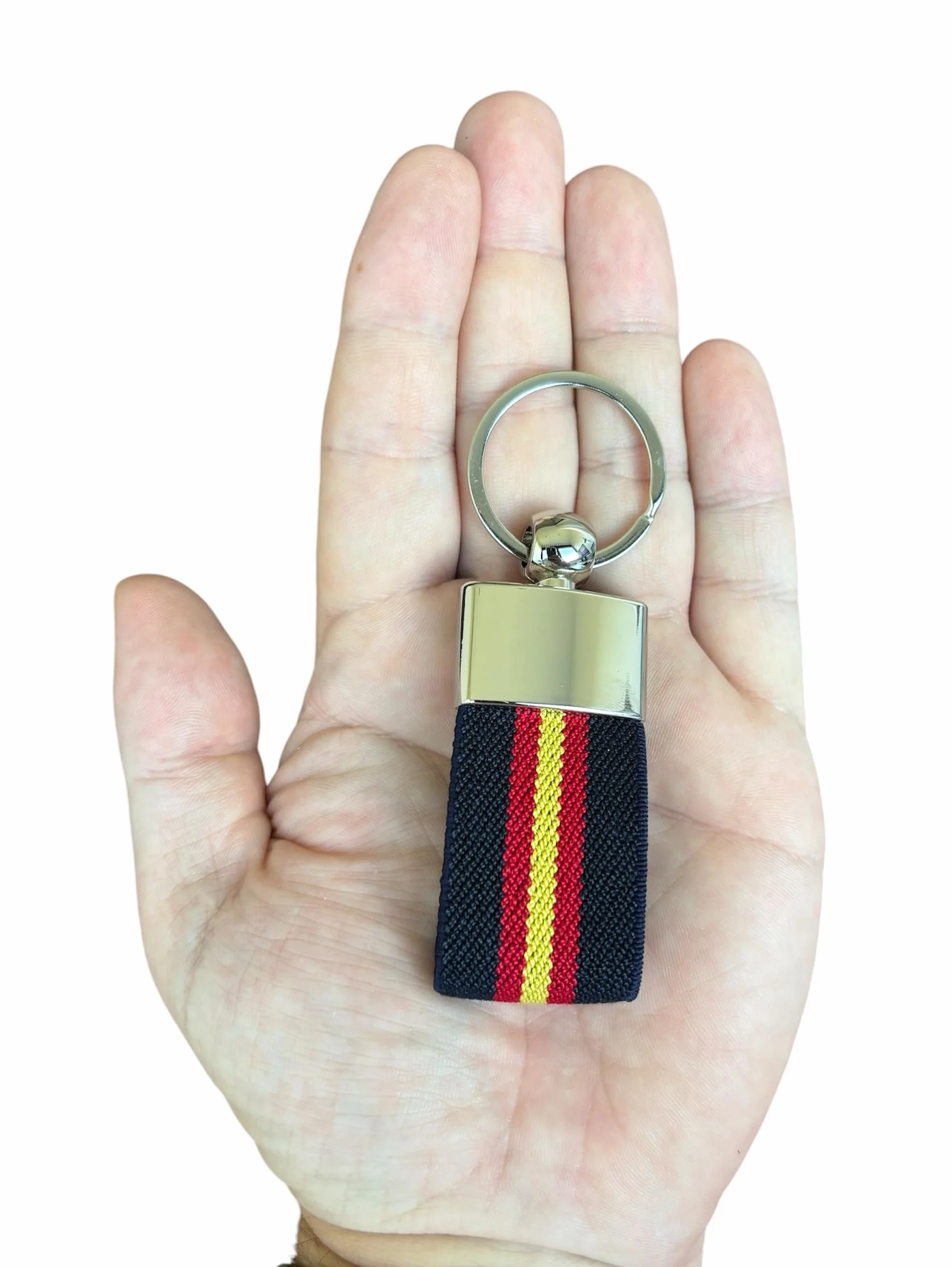 Llavero bandera de España lona para coche moto hombre mujer