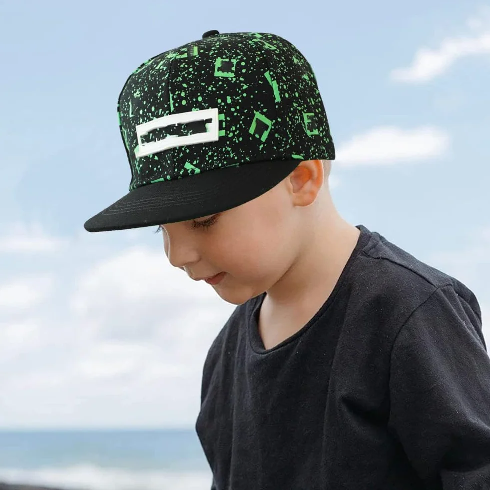 Gorra de Béisbol para Niños 2PCS Conjunto con Gafas de Sol Bordada Transpirable Ajustable