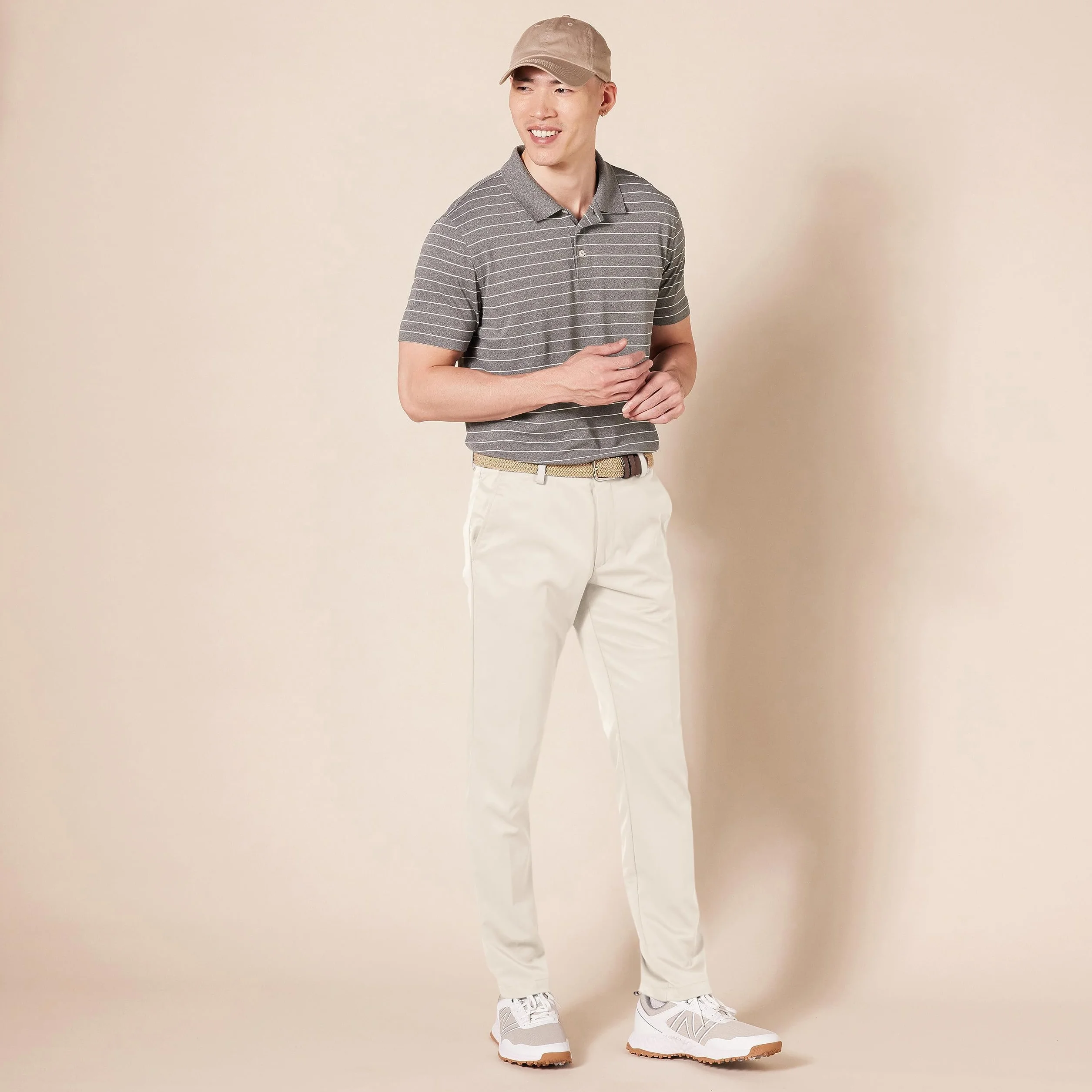 Amazon Essentials Pantalones de Golf Elásticos Corte Ajustado Hombre
