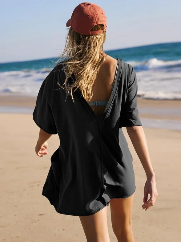 Mono Mujer Verano Manga Corta Jumpsuit Sexy Peto Suelto Pierna Ancha Overoles Casual Vestidos Playa