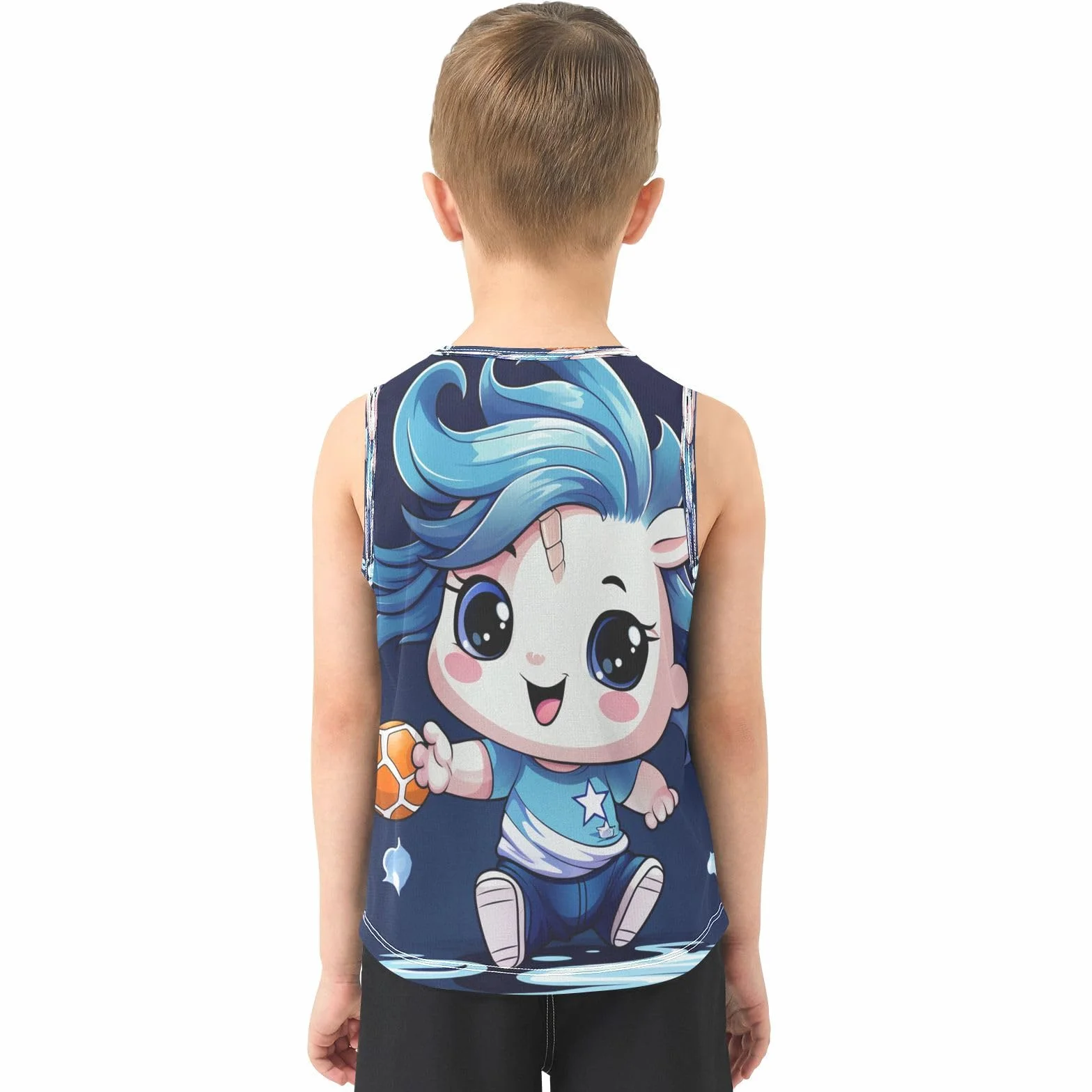 Dibujos Animados Lindo Unicron Camisetas Sin Mangas Tipo Tank Top para Niños Jóvenes