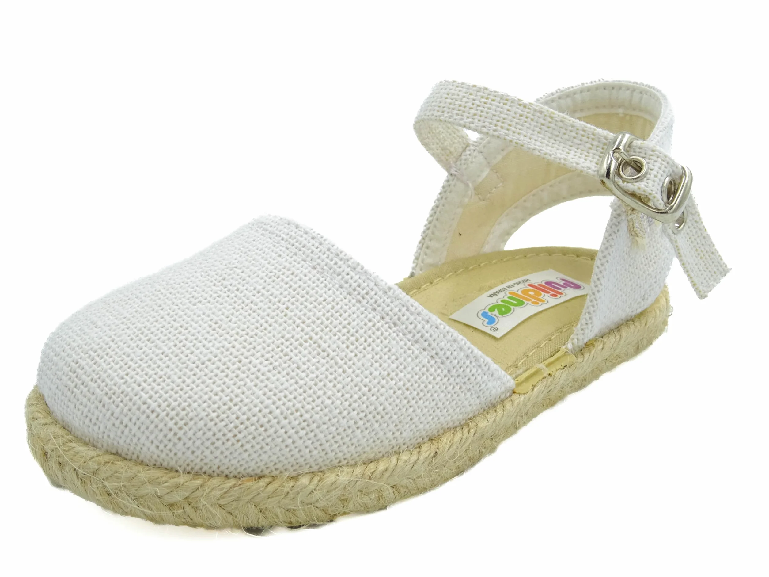 Esparteña de niña para ceremonia bebé