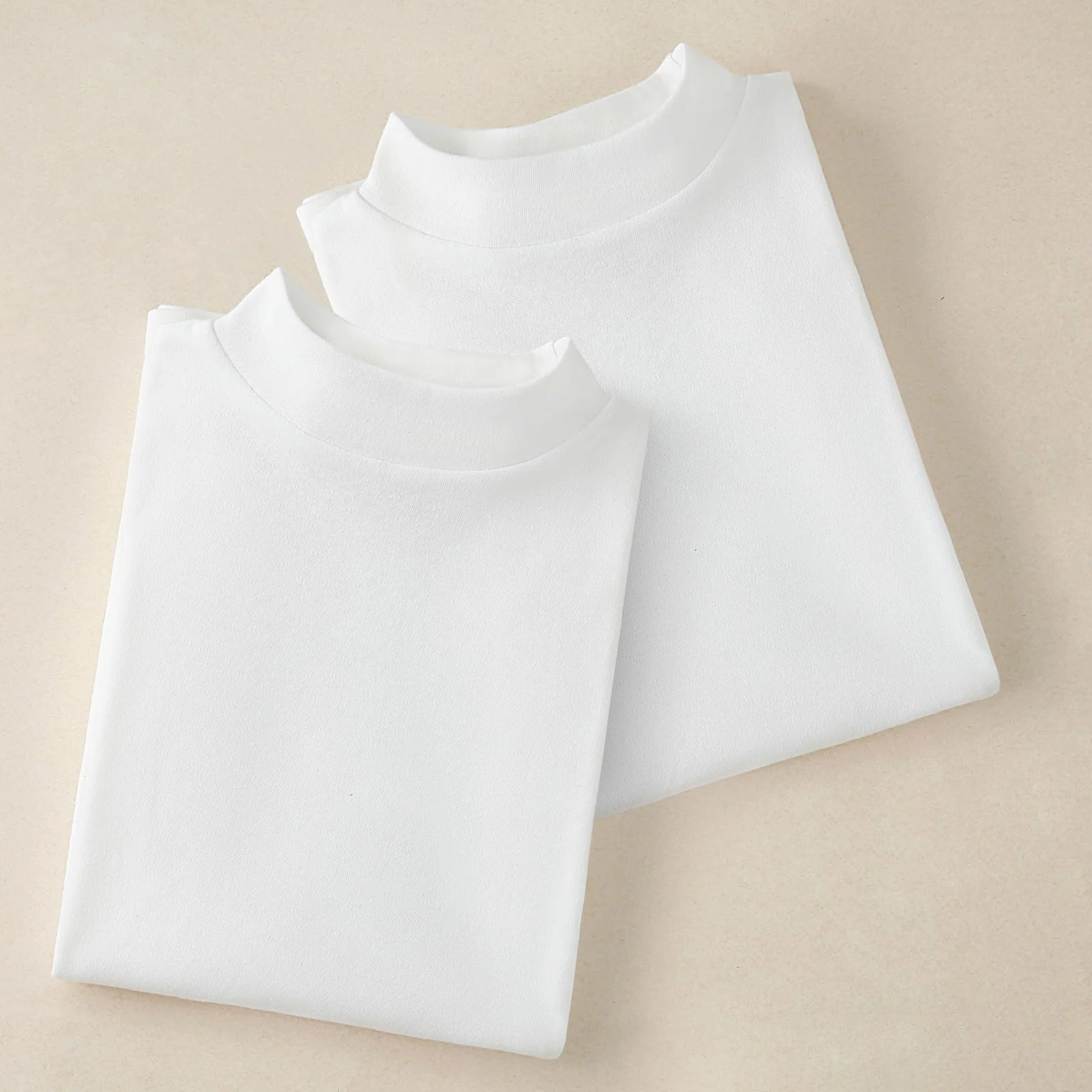 Camiseta Térmica Interior Niño Cuello Alto Manga Larga Pack 4