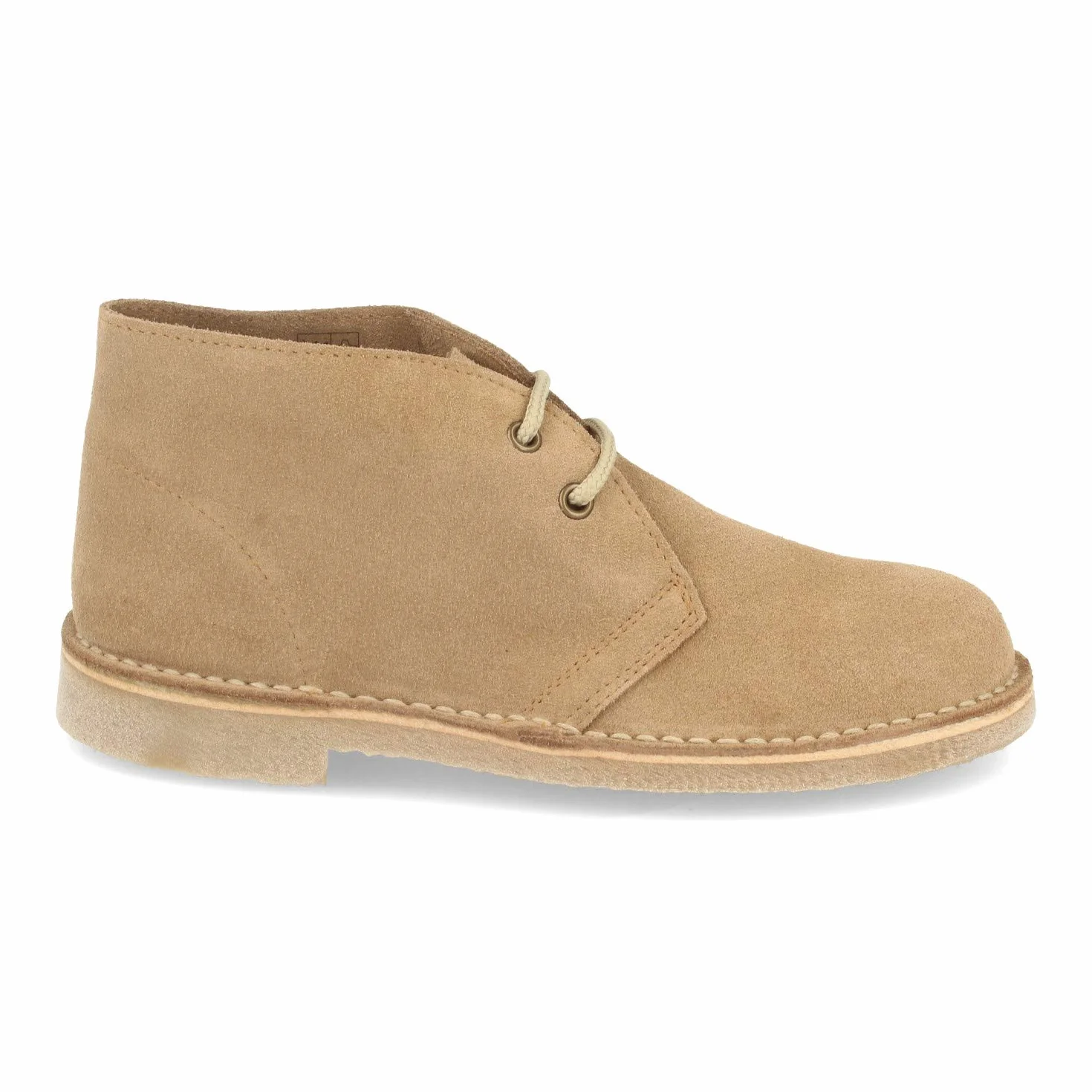 Botas Desierto Safari Piel Serraje Suela Crepe Antideslizante Cordones