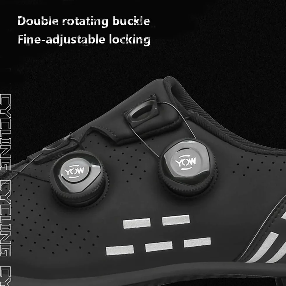 Zapatilla de Ciclismo Hombre Mujer, Zapatillas Carretera MTB Compatibles SPD Lock System