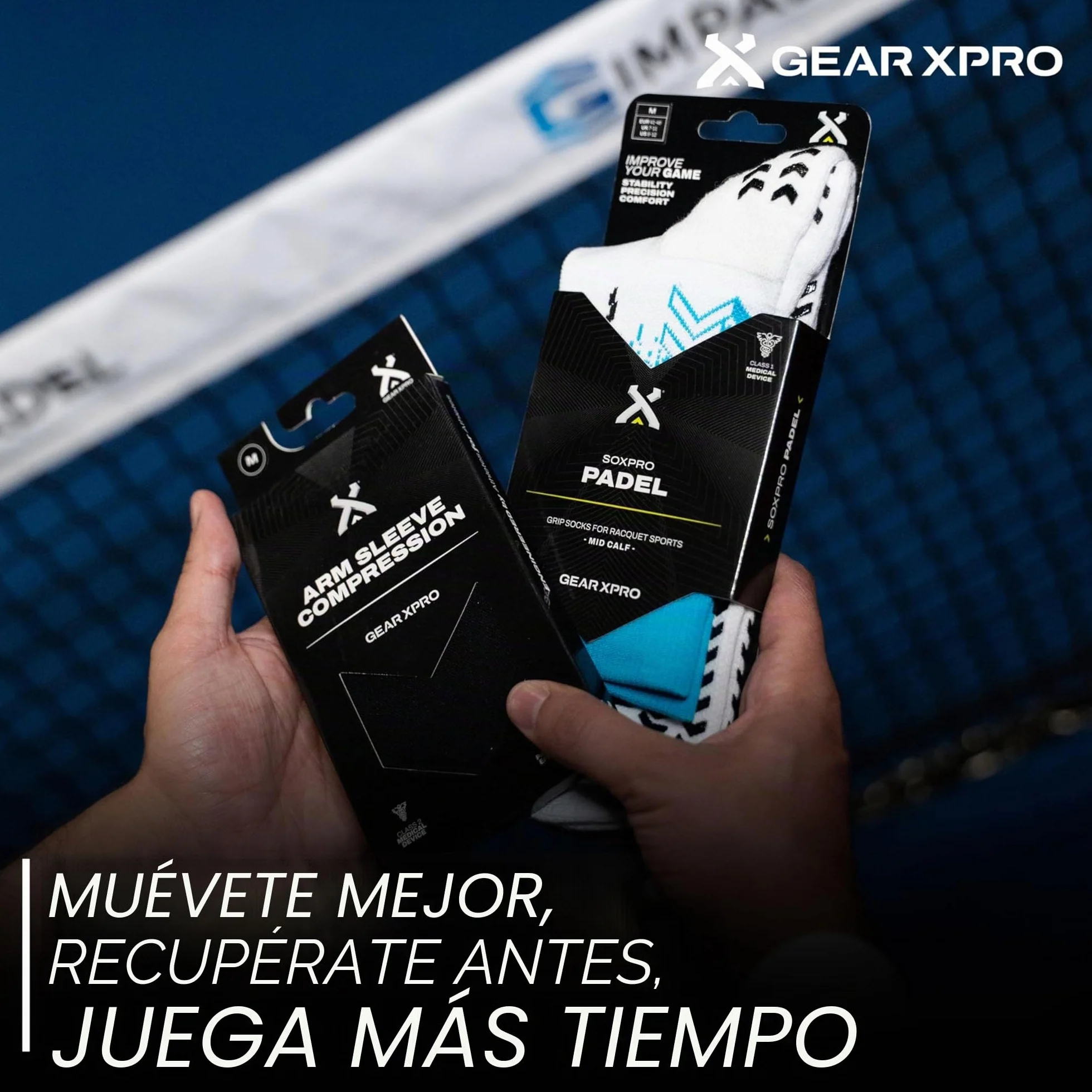 Manguito brazo de compresión para Padel, Tenis, Voleibol y Ciclismo – Protección Muscular y Recuperación