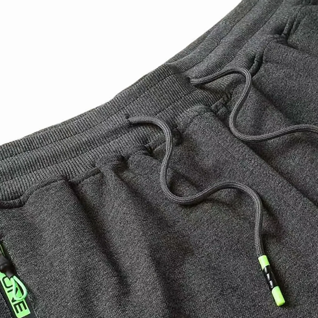 ZOXOZ Pantalones Cortos para Hombre Deporte Cremallera Algodon Shorts