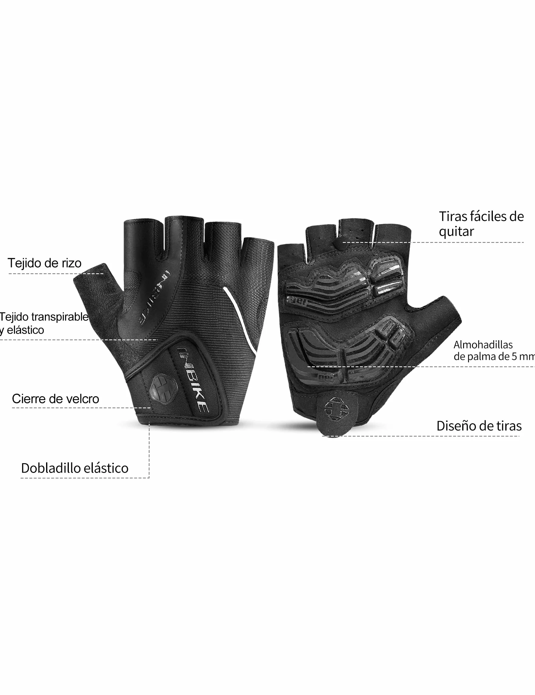 INBIKE Guantes MTB Hombre Bicicleta Ciclismo Verano