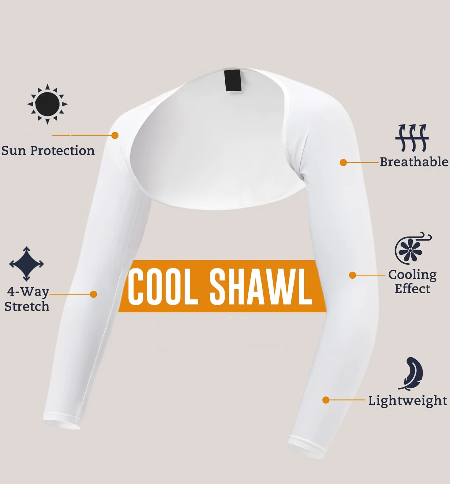 Manga de protección solar UV para mujer ThreeH Golf Riding Driving