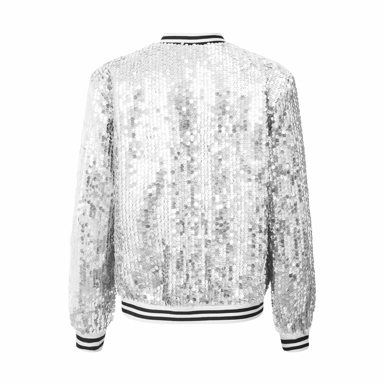 Renvena Chaqueta de béisbol para niña, bomber, informal, blazer brillante