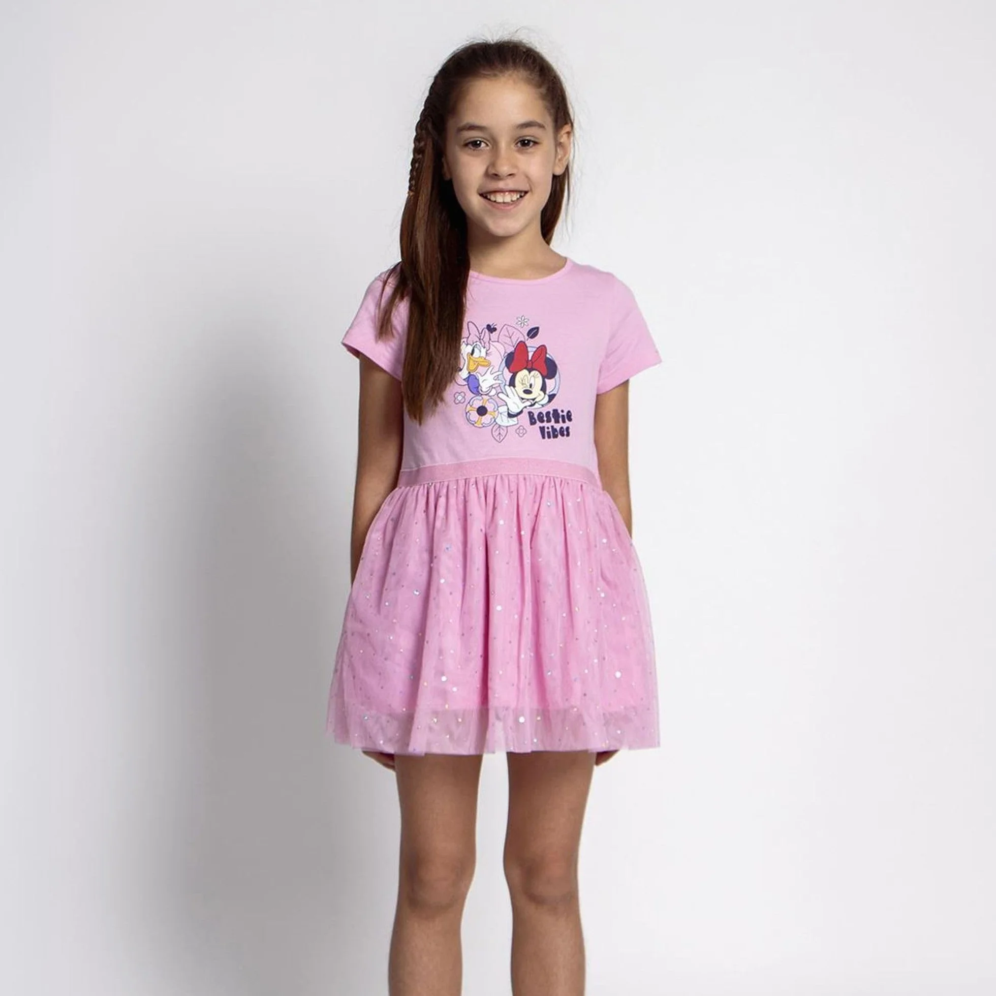 Vestido Disney para niñas Colores Vibrantes Estampados Disney