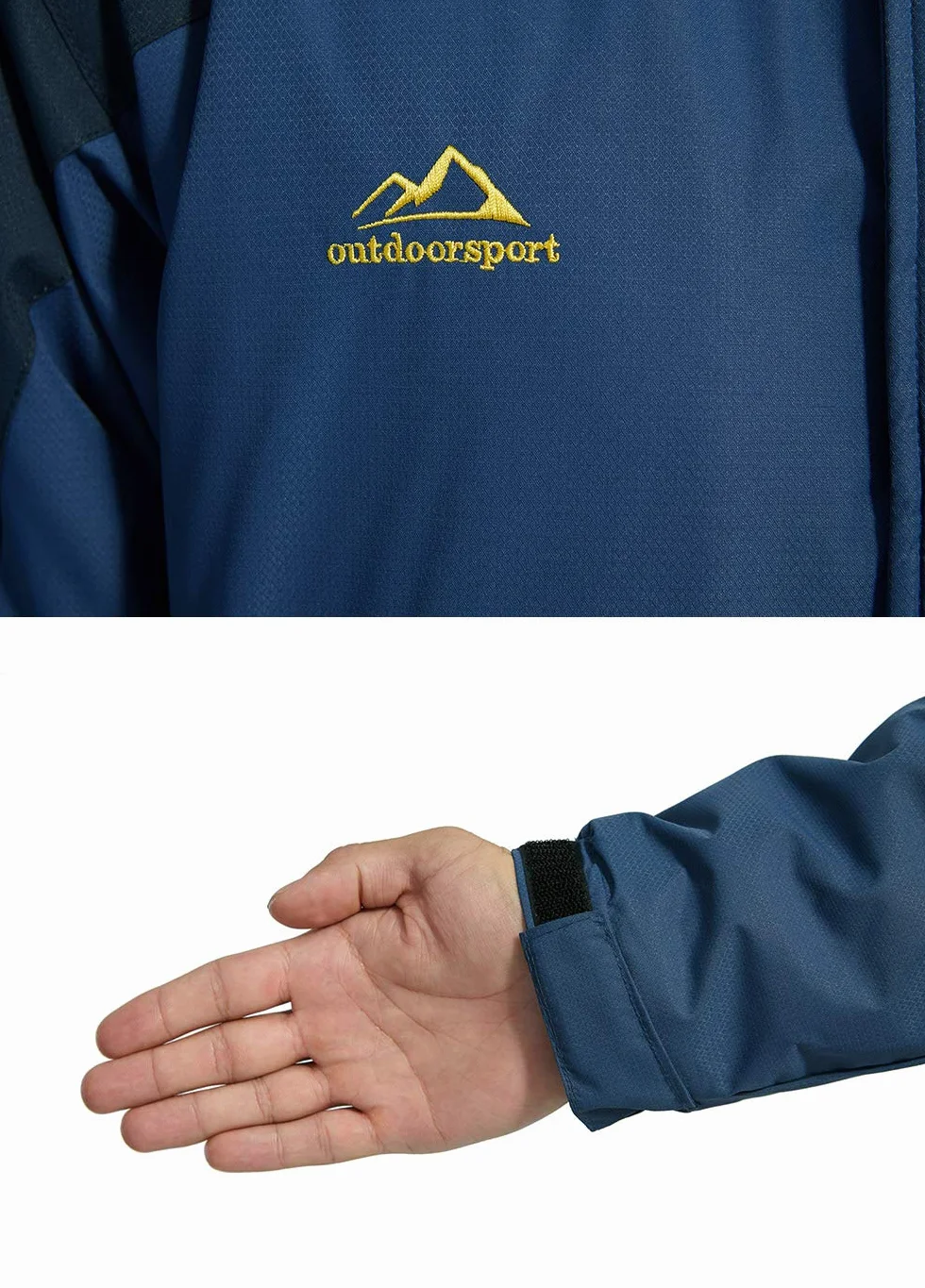 EKLENTSON Abrigo Hombre Invierno Chaqueta Impermeable Cortavientos Esquí Escalada Capucha Cremallera