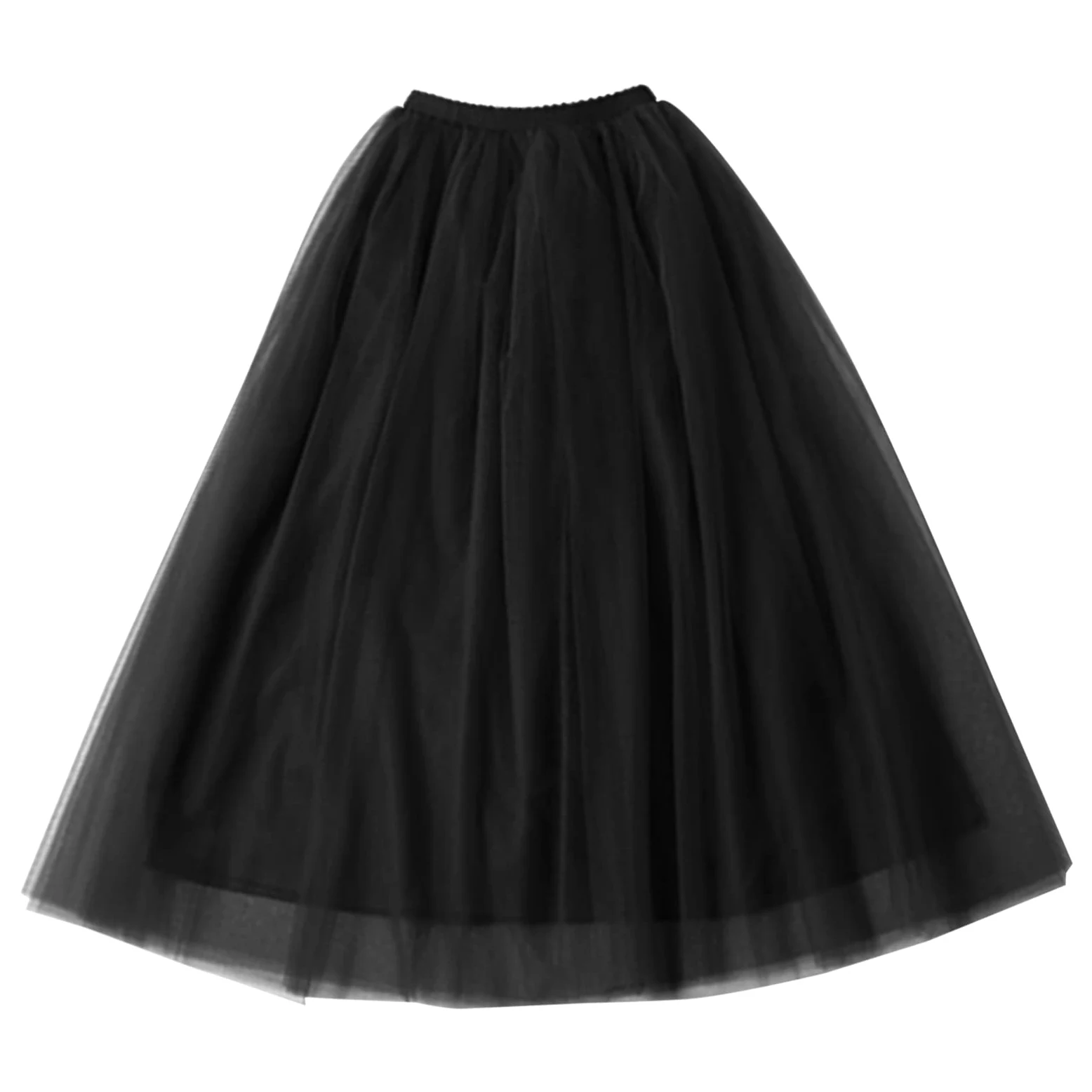 Falda grande de cintura alta para mujer, cinturón elástico, falda de malla, tutú, falda hinchada, sexy, minifalda corta