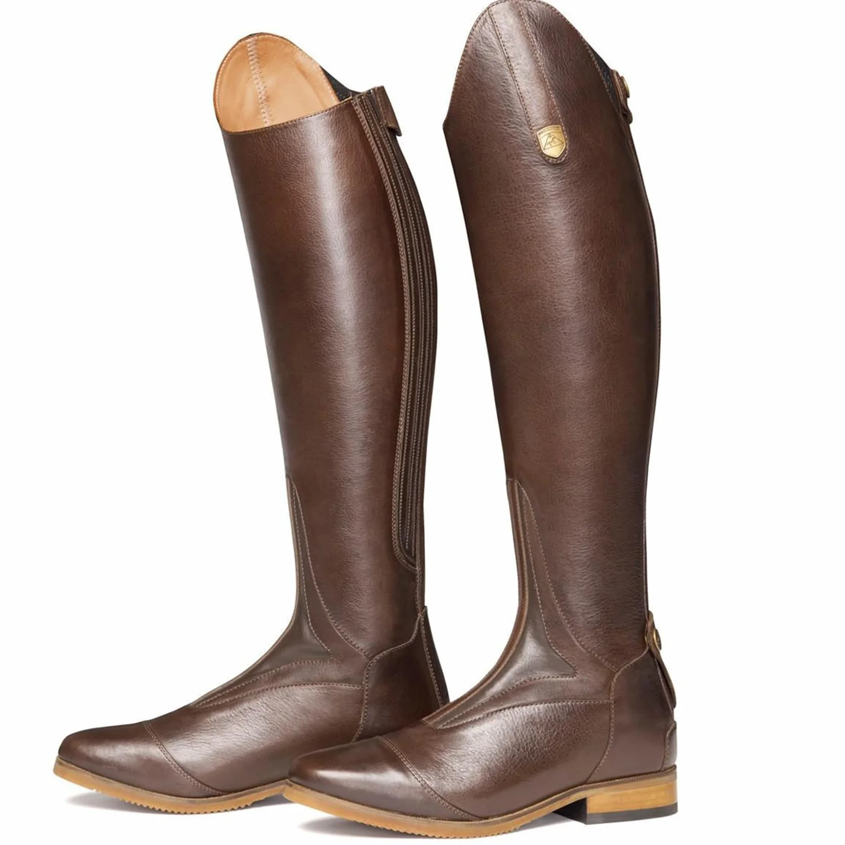 Botas Ecuestres de Cuero PU para Montar, Estilo Retro, Hombre y Mujer