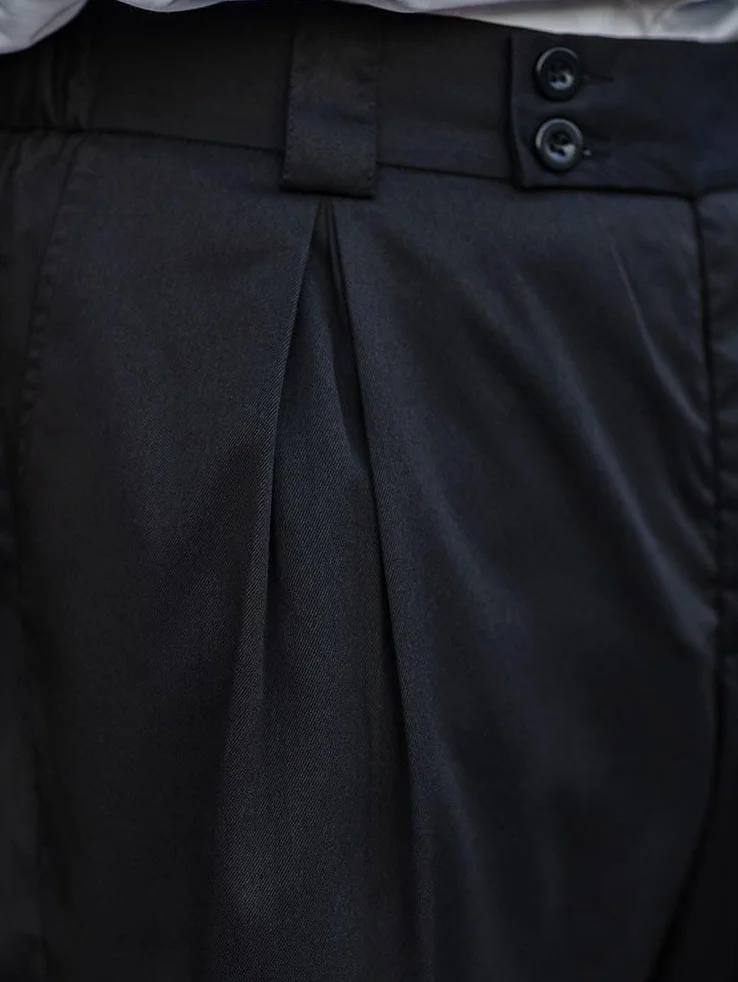 Pantalones Chino Hombre Casuales Primavera Verano Anchos Elásticos Largo Trabajo