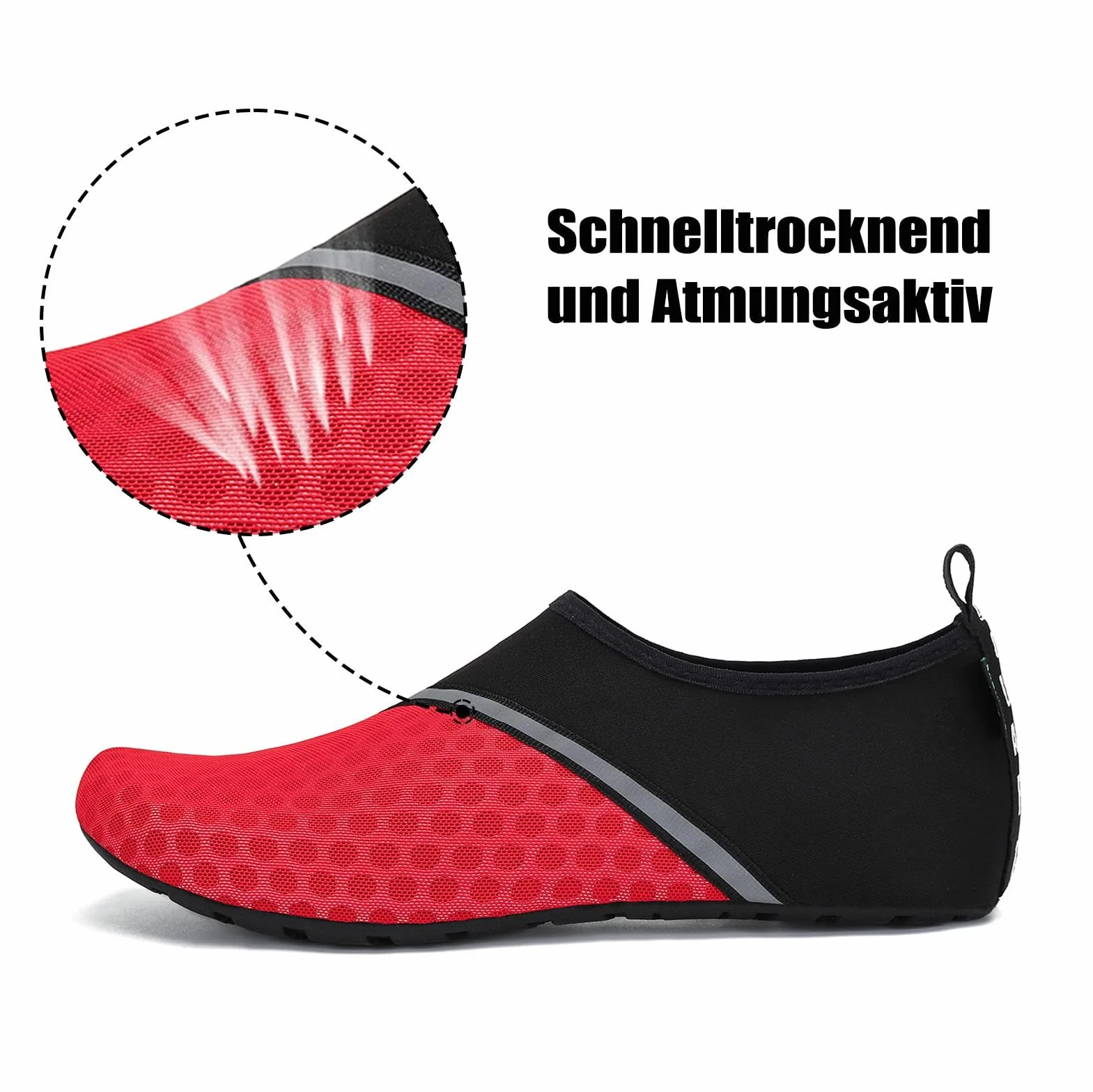 SAGUARO Escarpines Hombre Mujer Zapatillas de Agua Secado Rápido Antideslizantes Calzado Natación Surf Piscina Gr.36-47 EU
