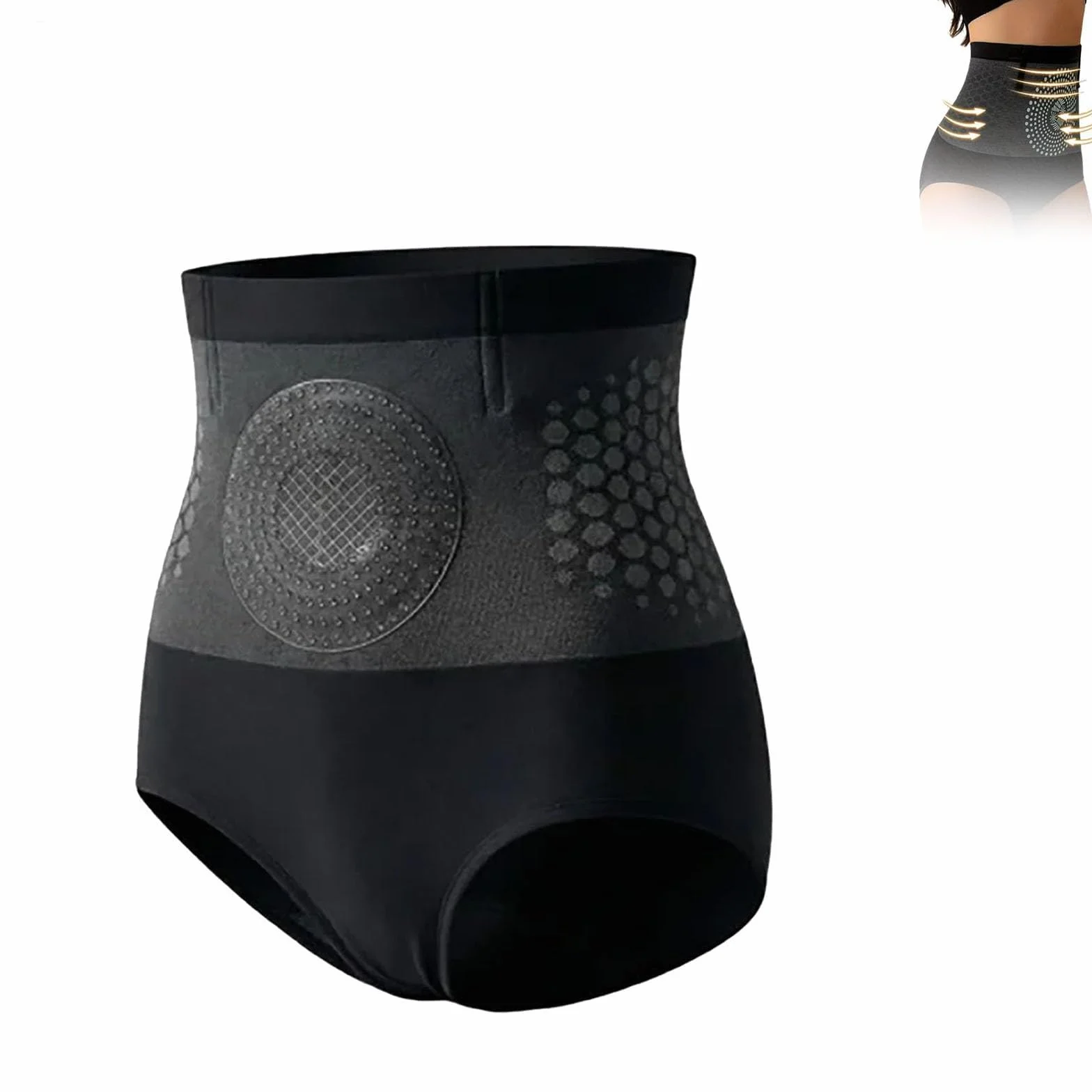 Pauraju Pantalones Cortos Termogénicos Reductores 4 en 1 para Esculpir Control de Barriga Cintura Alta