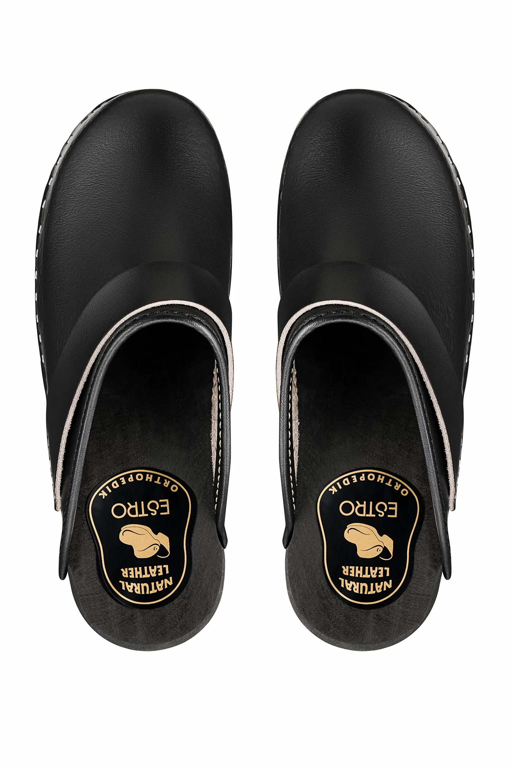 ESTRO Zuecos para Mujer Calzado Hombre Sanitario De Madera De Trabajo CDL07