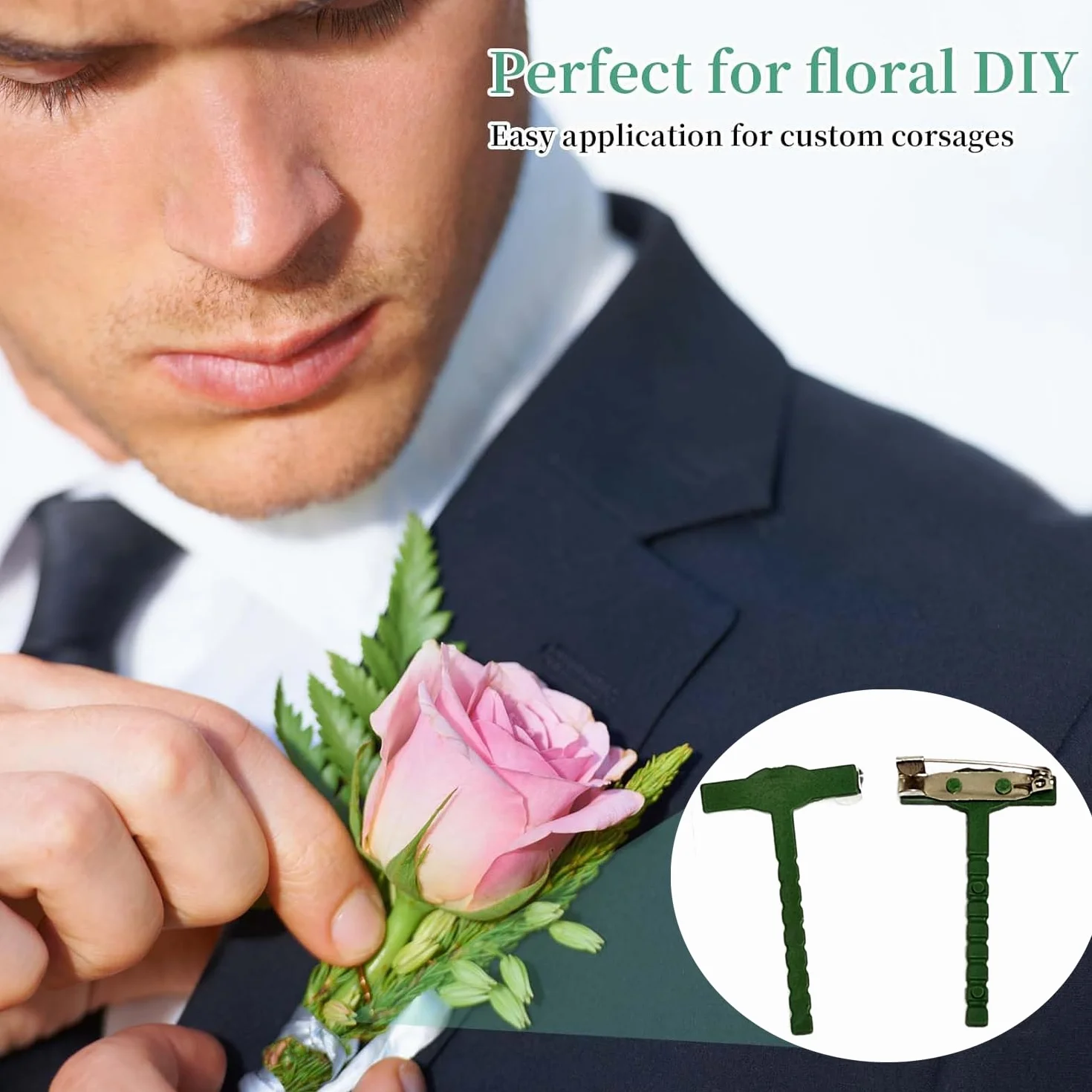 Alfileres Triangulares de Plástico en Forma de T, 100 Piezas para Bodas y Manualidades