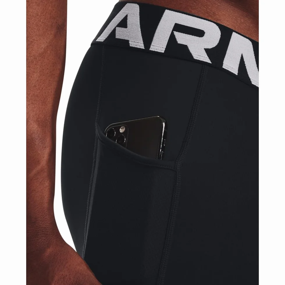 Under Armour Mallas Deportivas Térmicas Hombre Leggings Elasticidad 4 Direcciones Antiolor Negro Blanco LG