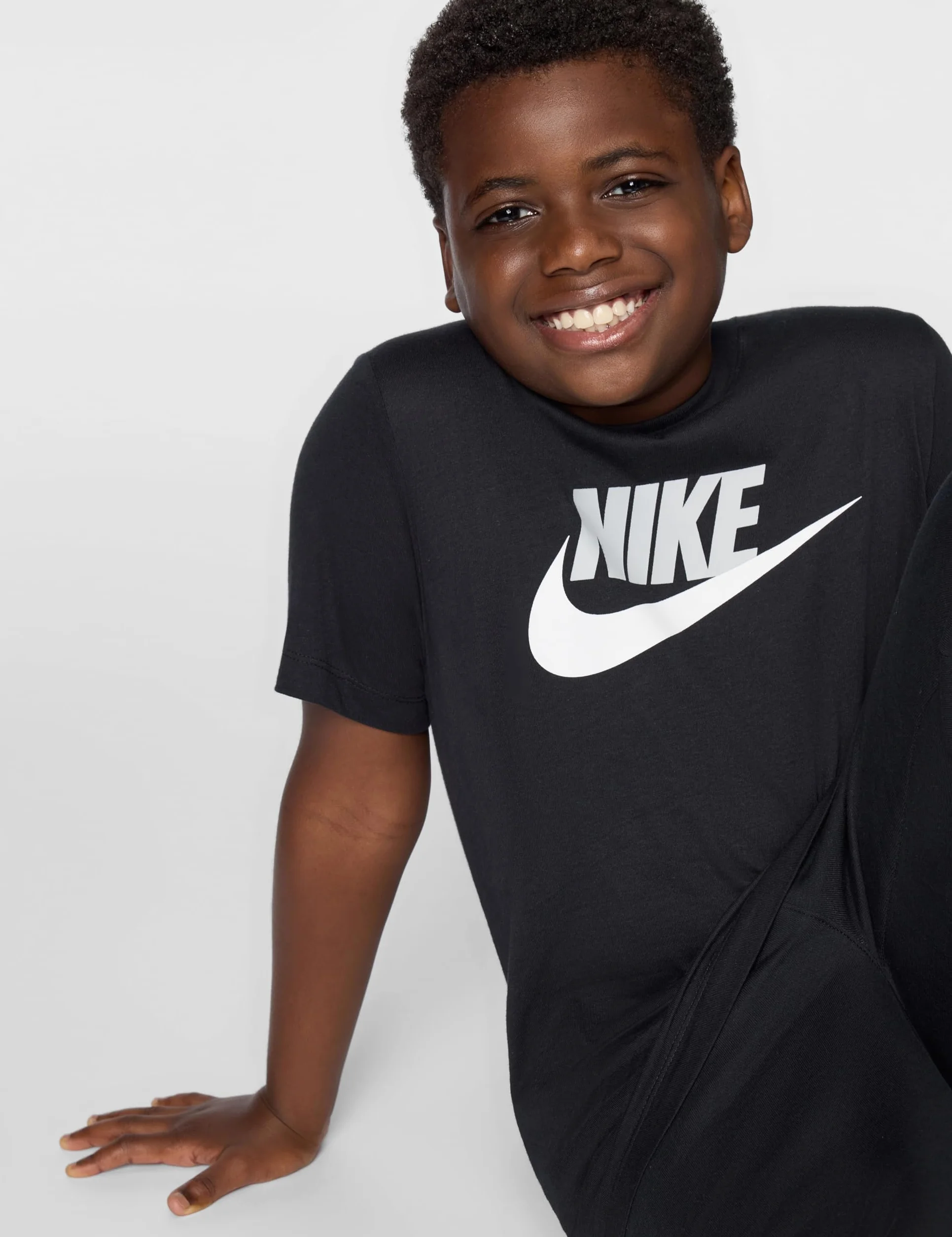 Nike K NSW tee Futura Hbr Camiseta Unisex niños