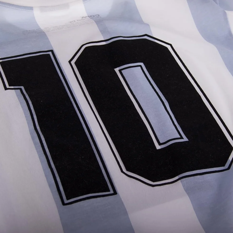 Copa Football Argentina Capitano Camiseta Hombre Blanco XS