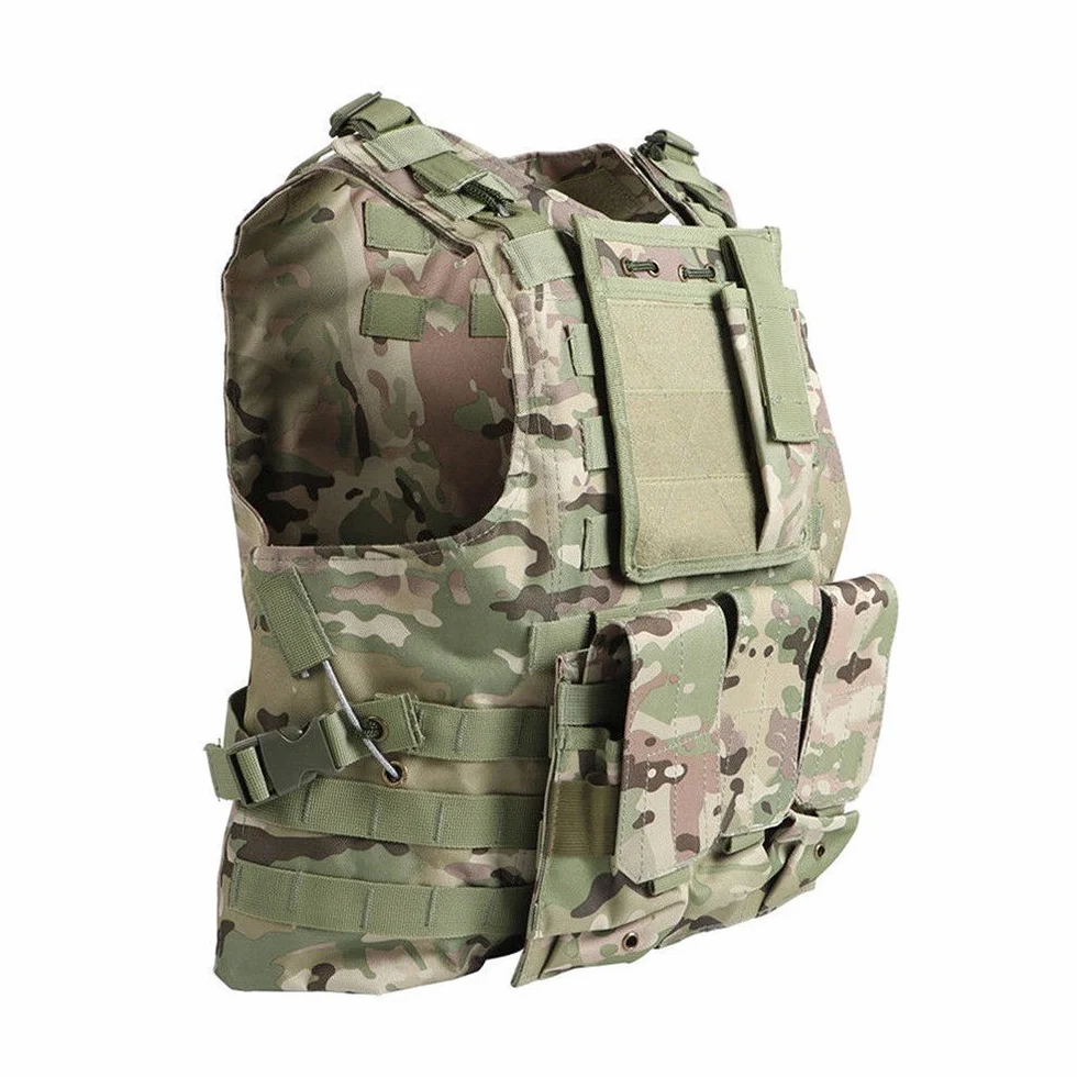 Chaleco Táctico Multifuncional de Caza y Combate Camuflaje