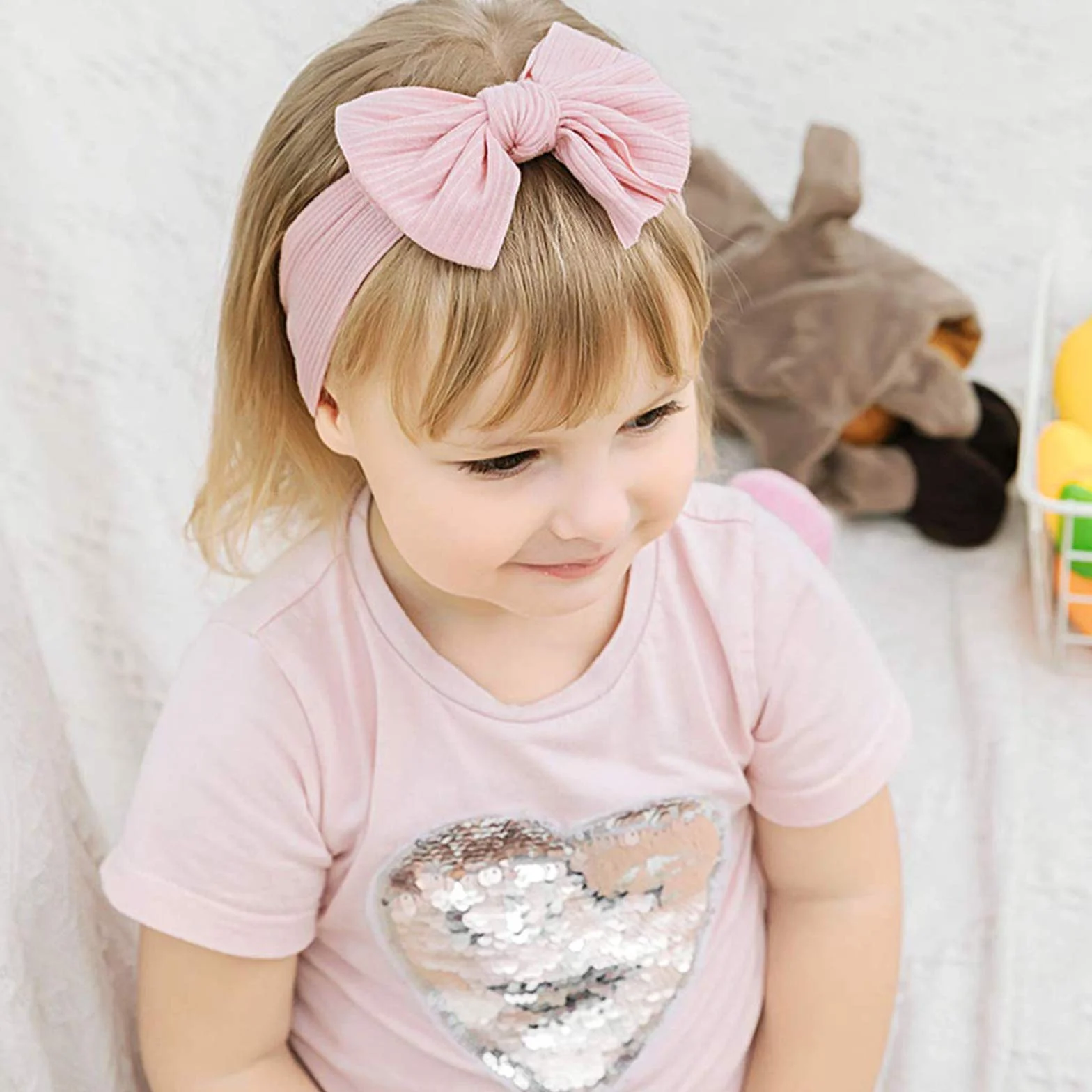 DRESHOW Diademas Bebé Niña Nylon Mariposa Banda Para Cabeza Accesorio para El Pelo