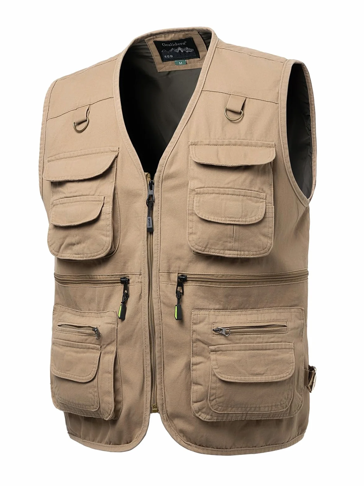 Chaleco de Pesca para Hombres Chaqueta sin Mangas Multibolsillos