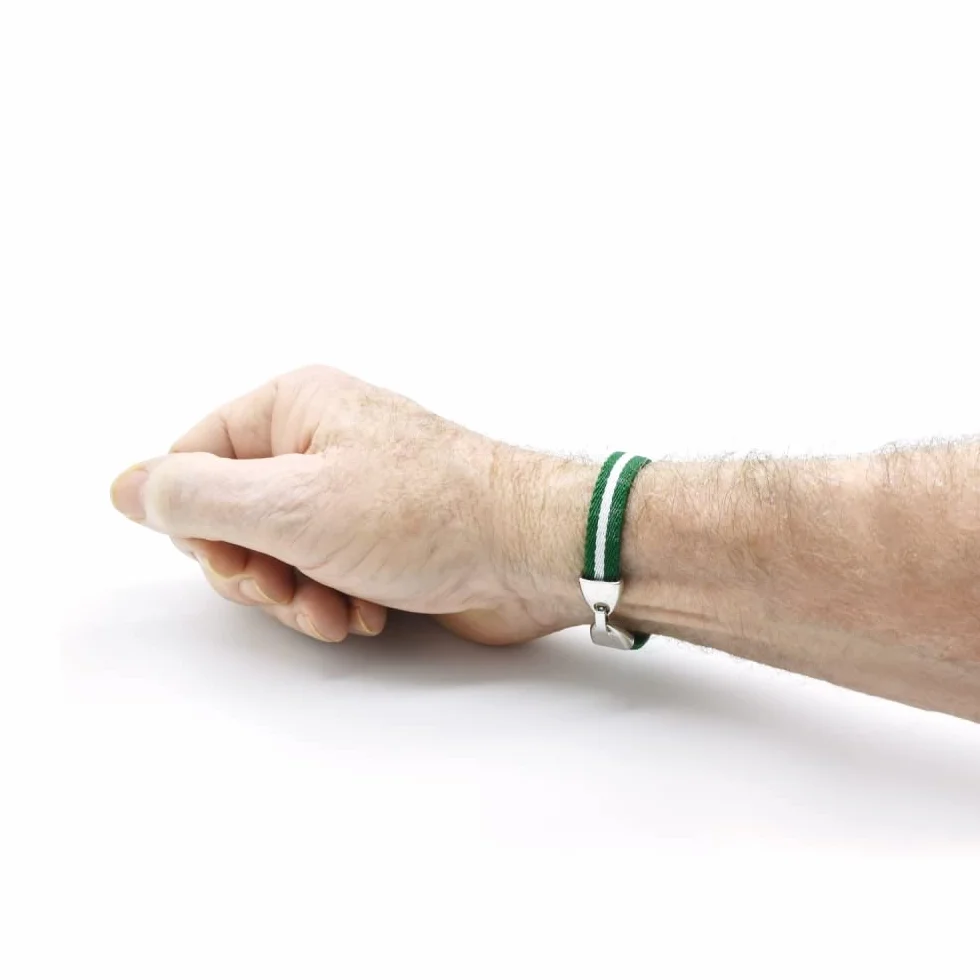 BDM Pulsera y Llavero Bandera Andalucía, Cinta Elástica Andaluza