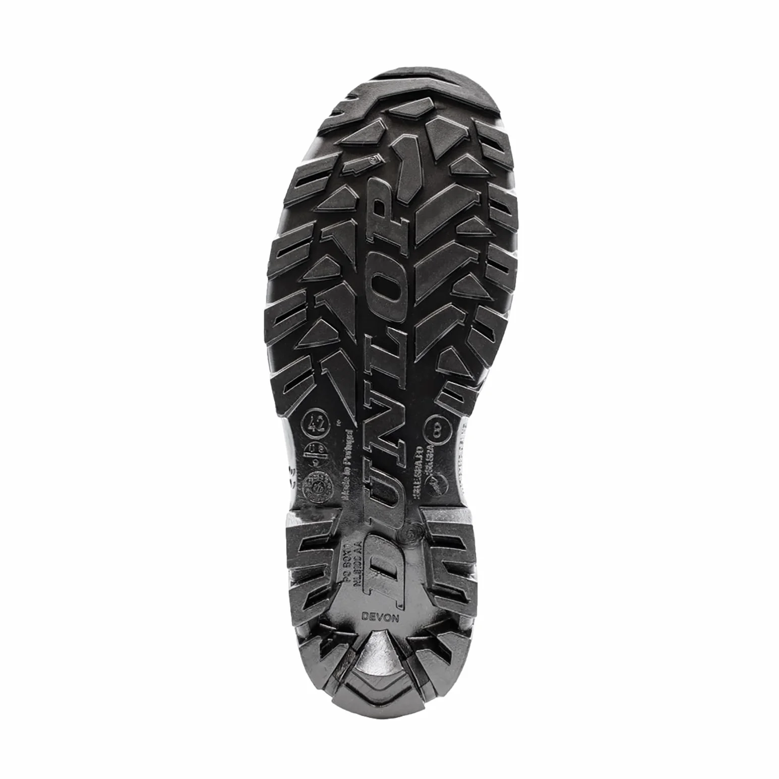 DUNLOP Botas de agua de caucho impermeables PVC Verde/Negro Tallas 35-48