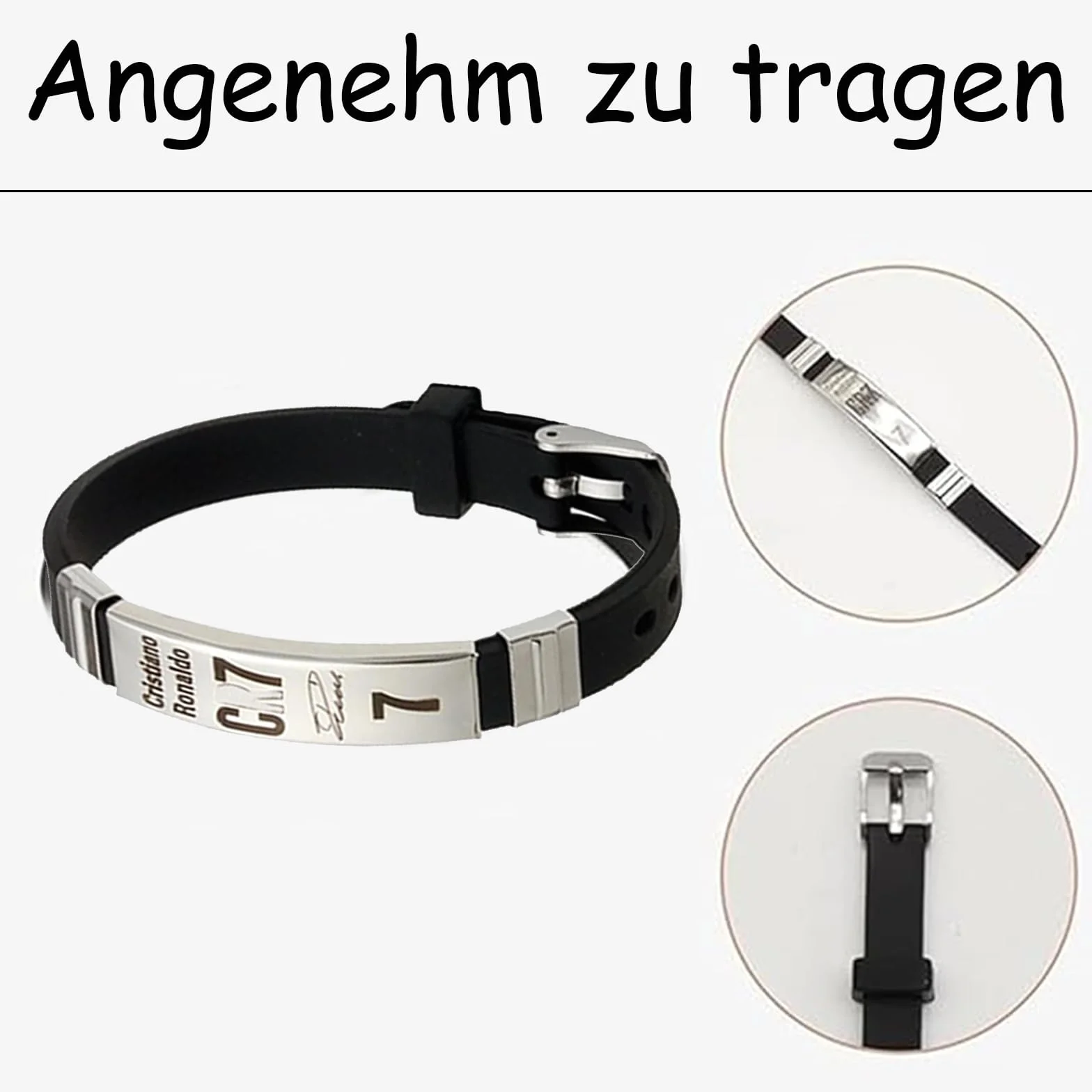 Cadena y Pulsera de Fútbol para Niños - Número 7 - Collar Deportivo
