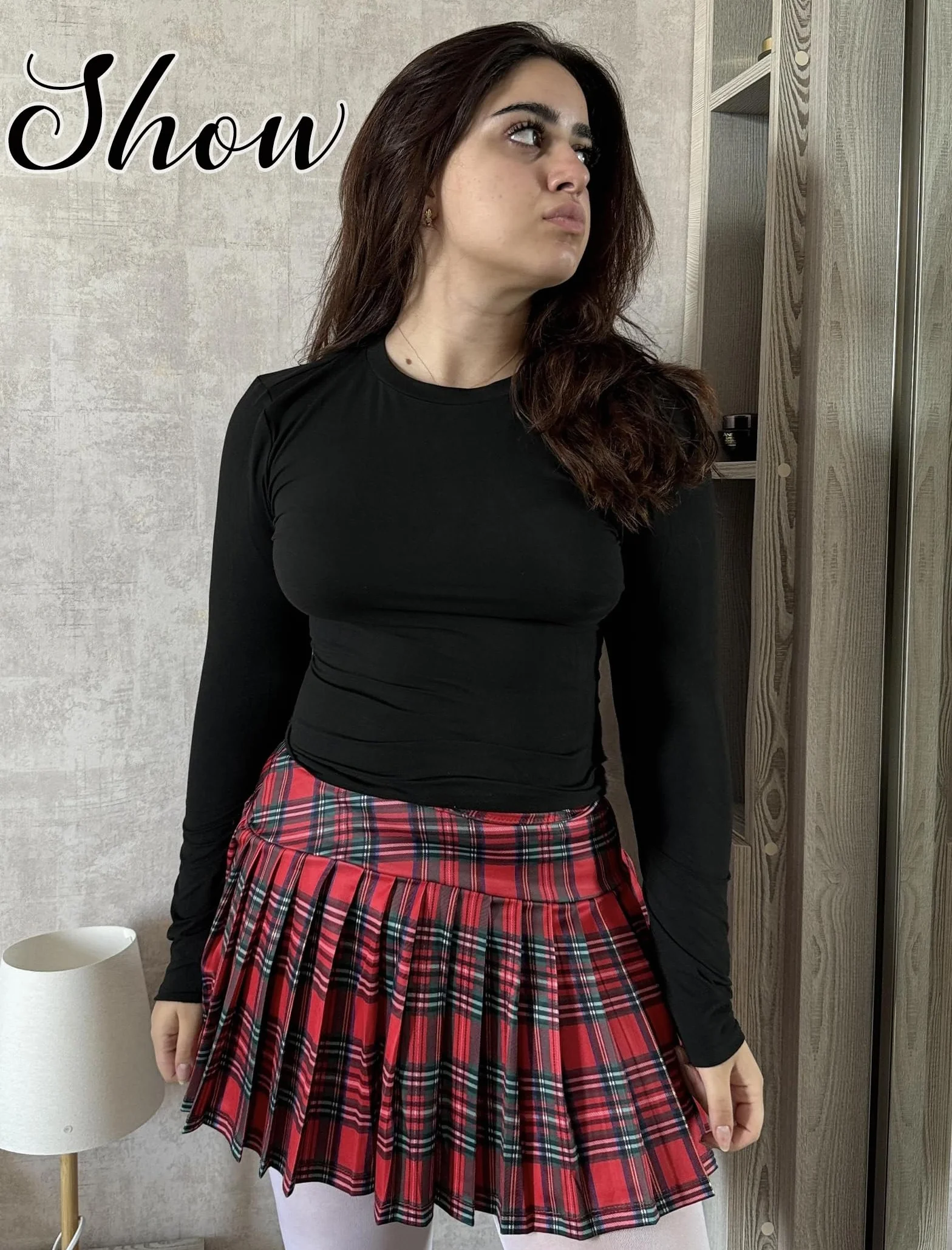 Avidlove Minifaldas Mujer Falda Sexy Verano Elástica Plisada Cintura Alta Corta Tenis Skater
