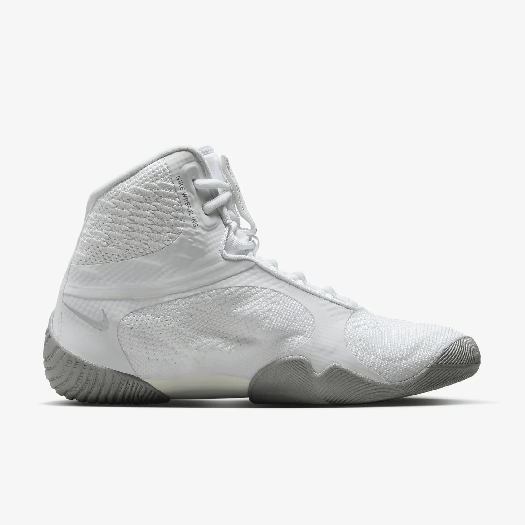 Nike Tawa - Zapatos de lucha libre para hombre (CI2952-100, blanco/blanco/plateado metálico)
