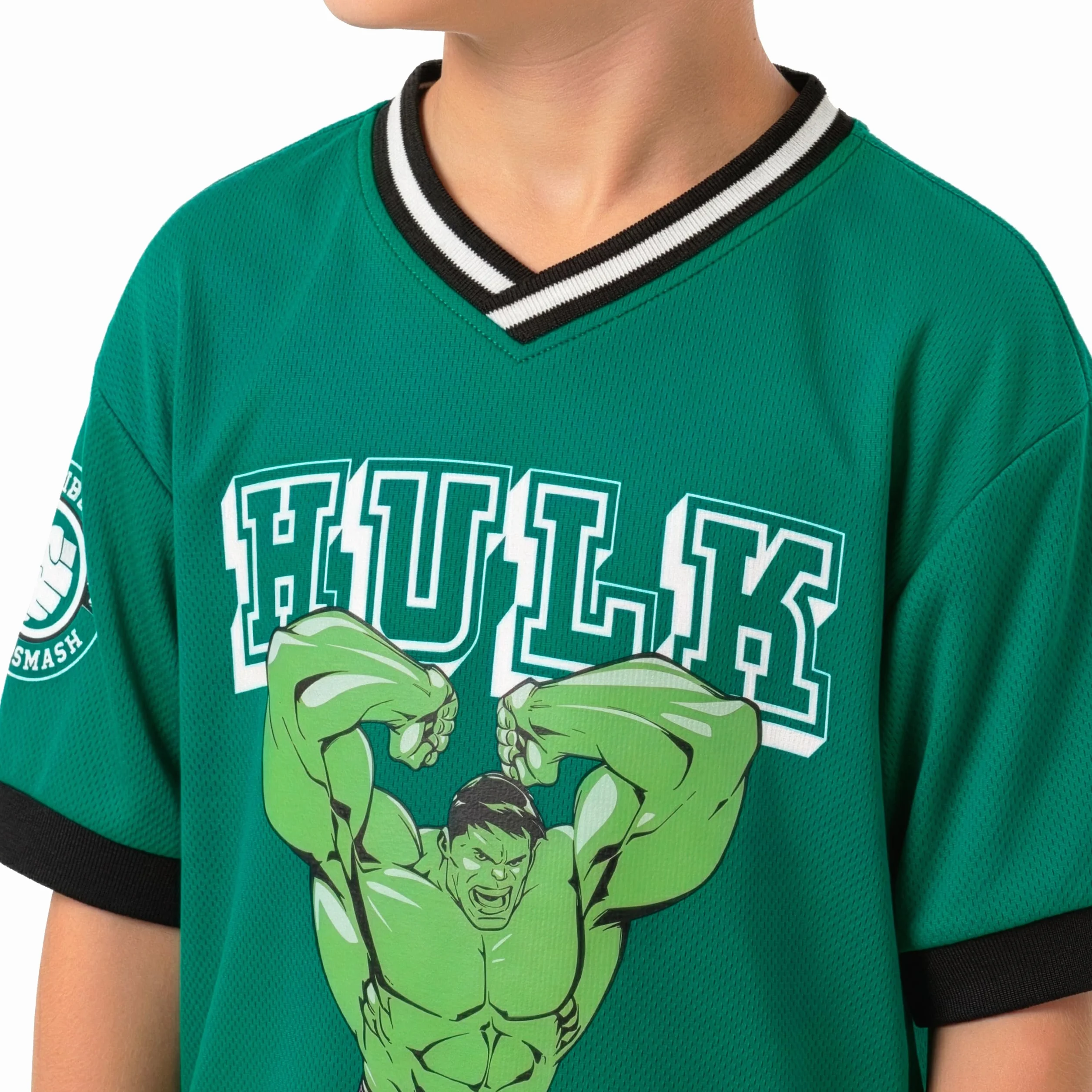 Marvel The Incredible Hulk Camiseta de Fútbol Infantil para Niño