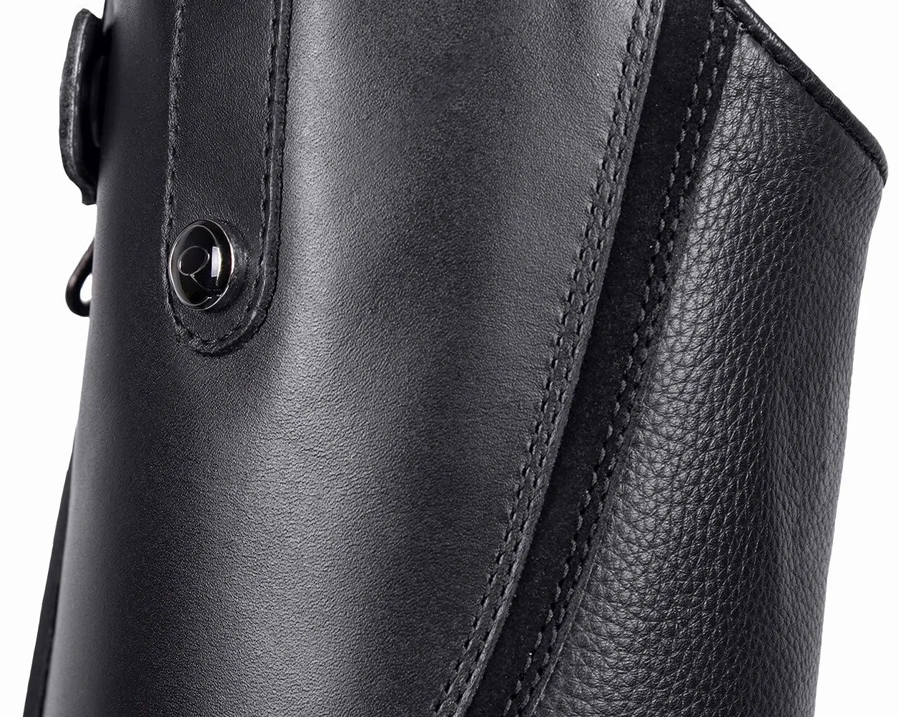 QHP Elegante bota de equitación piel mujer Tamar normal