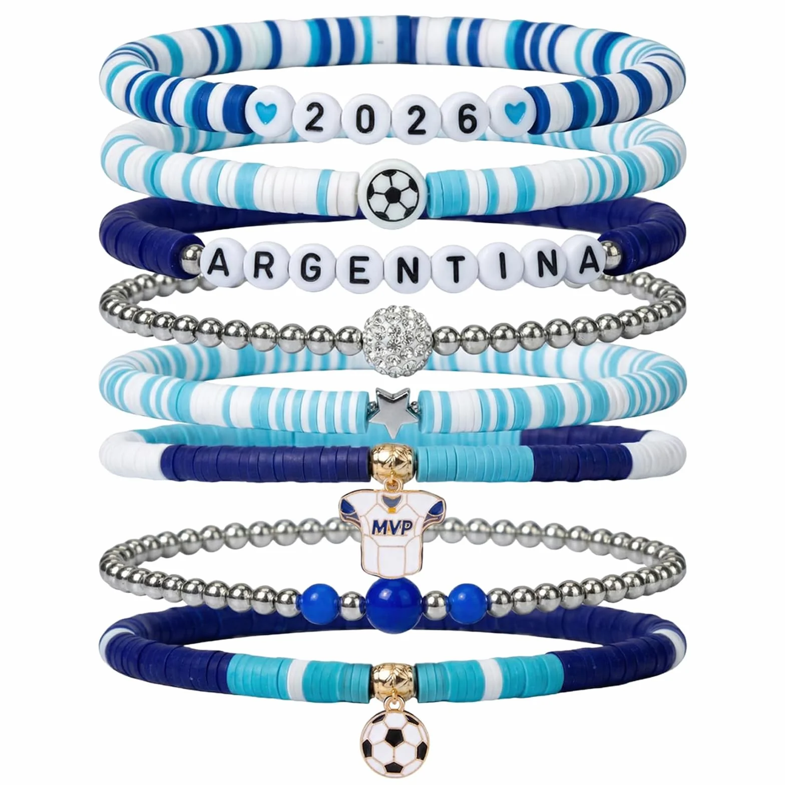 Pulsera Fútbol Niño Deportiva Accesorio Regalo Fan (Argentina)