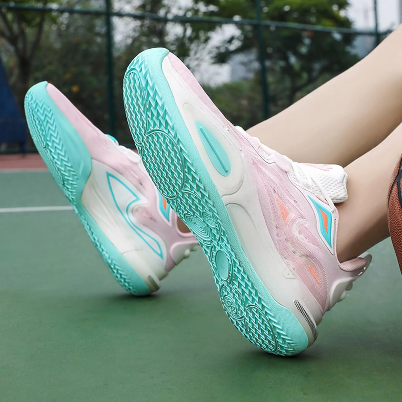 Zapatillas de baloncesto acolchadas mujer cómodas correr caminar