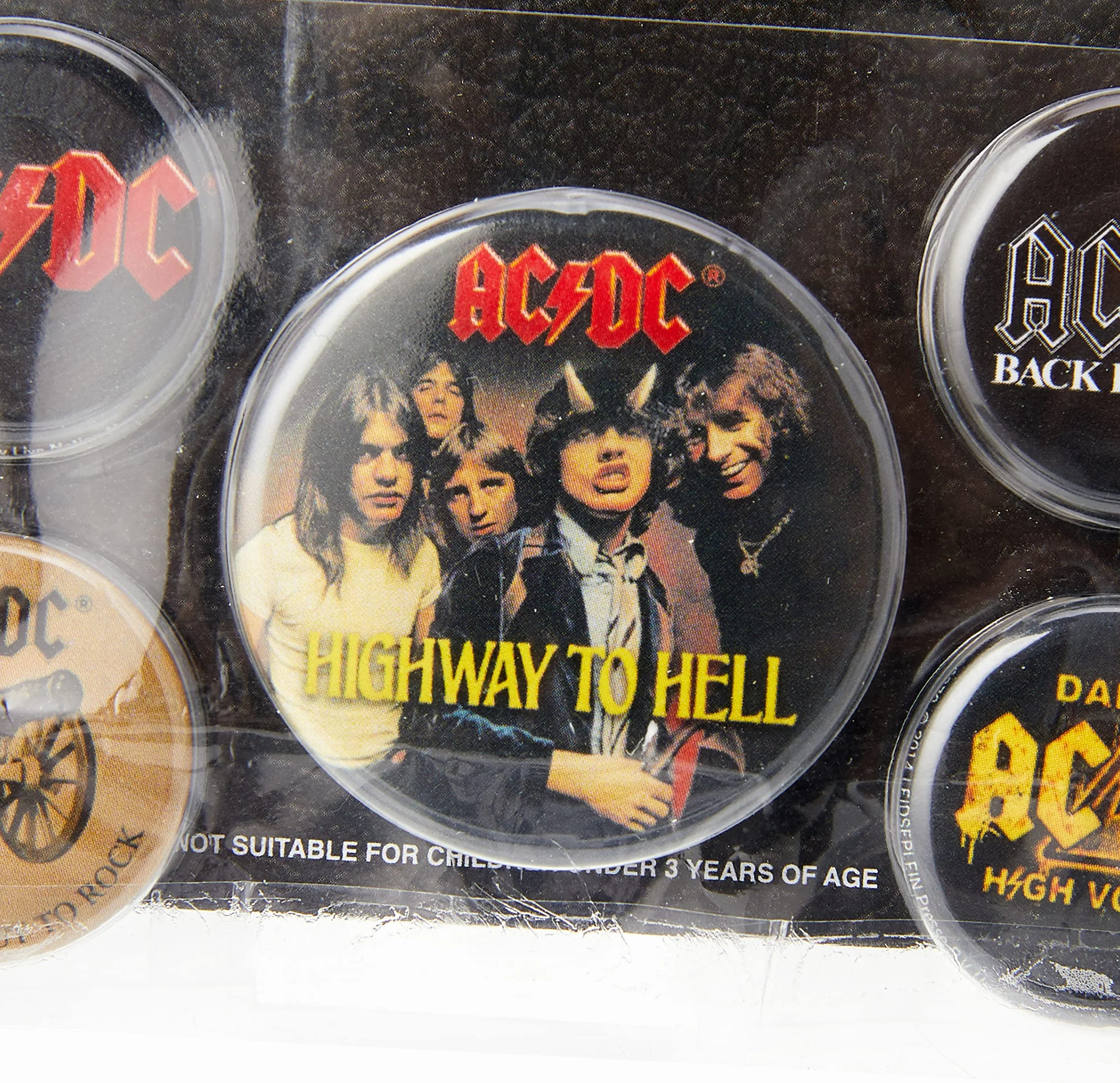 Pyramid International AC/DC Badge Pack
