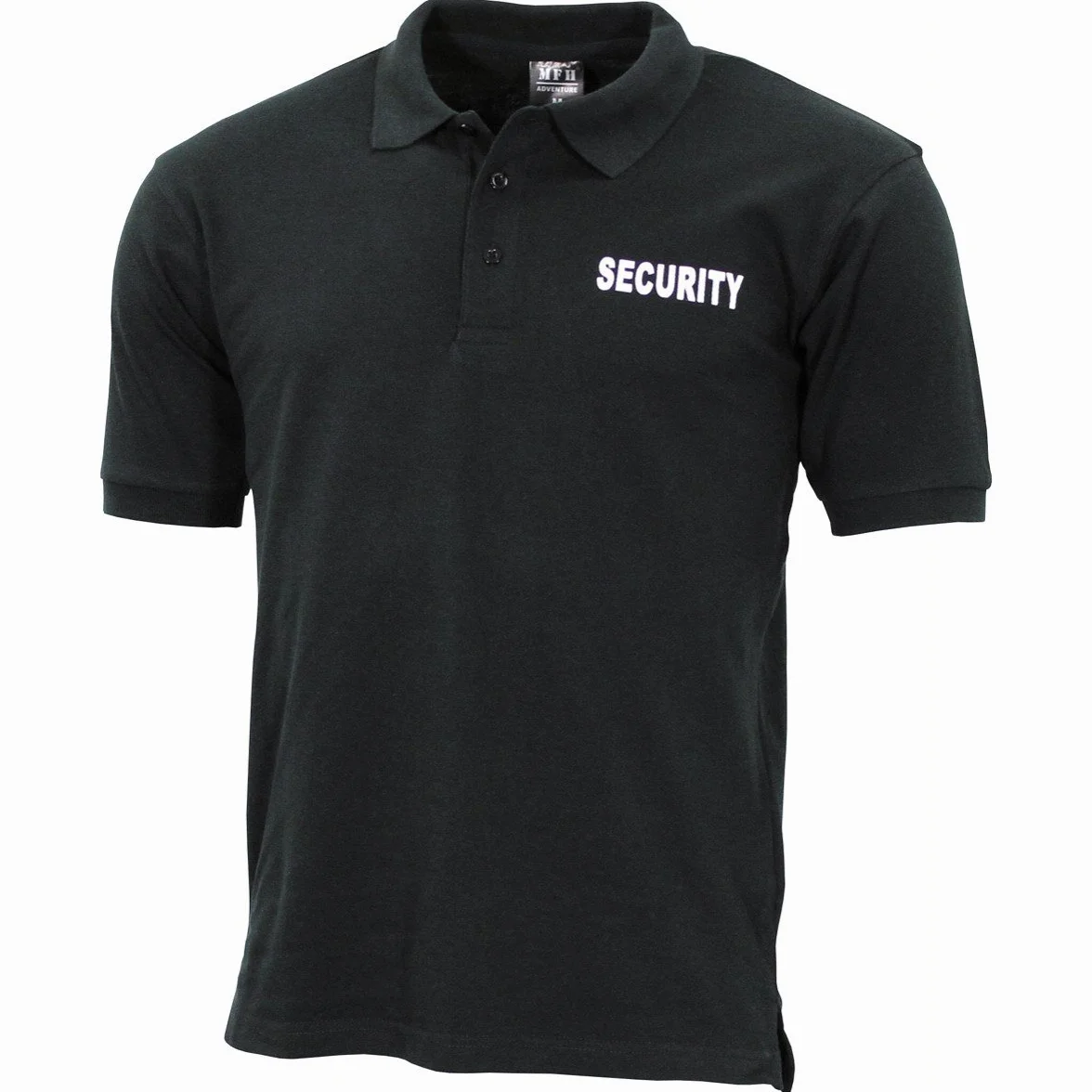 MFH Polo Security Negro