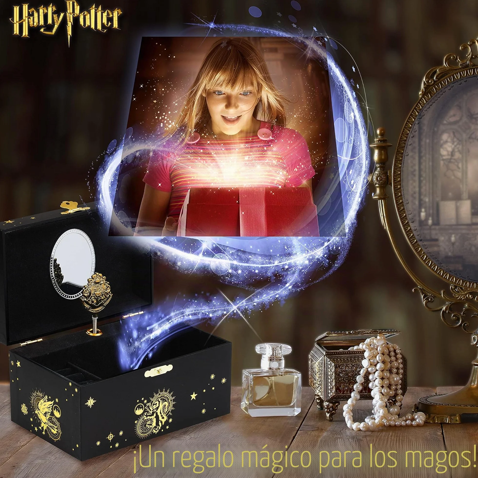 Harry Potter Joyero Musical Infantil de Hogwarts Regalos