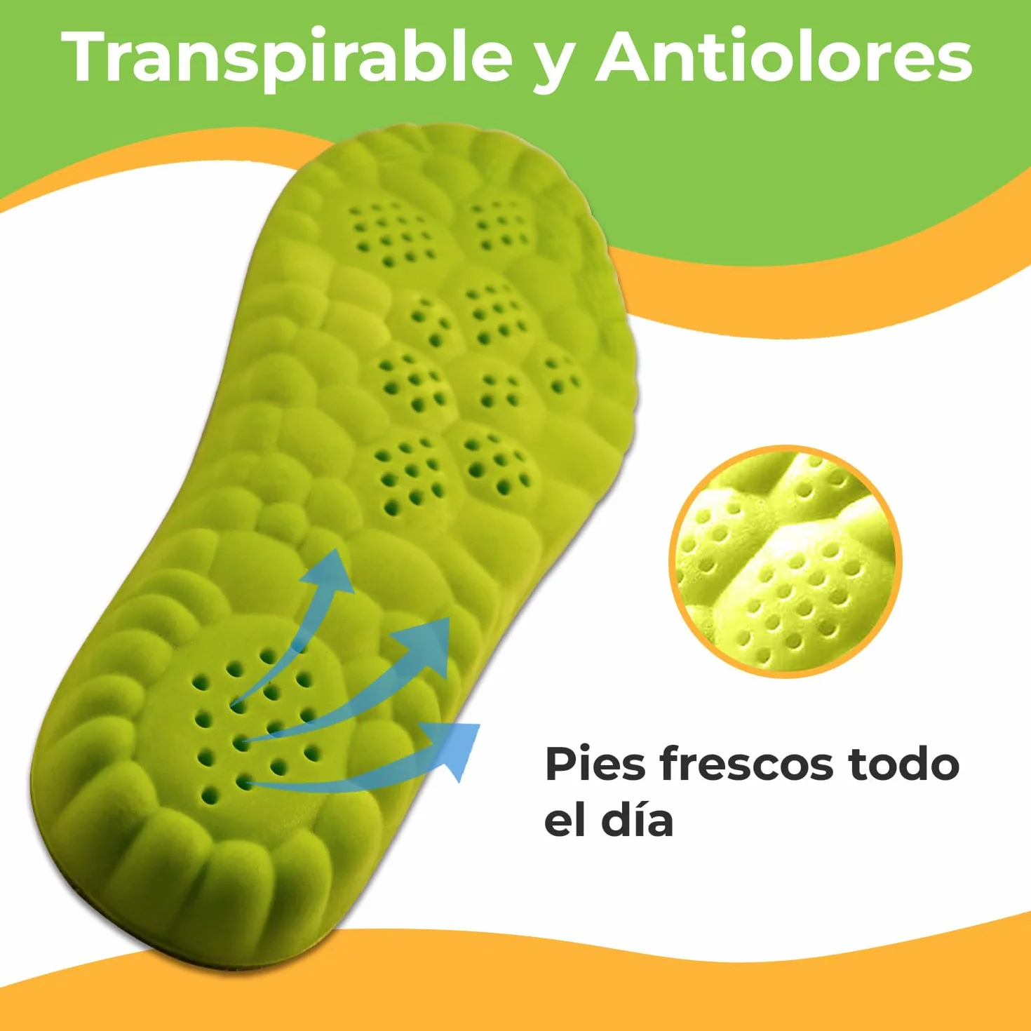 Slim Feet PRO Ortopédica Plantilla Nube Confort XXL 43-44 Amortiguadora Transpirable Antideslizante