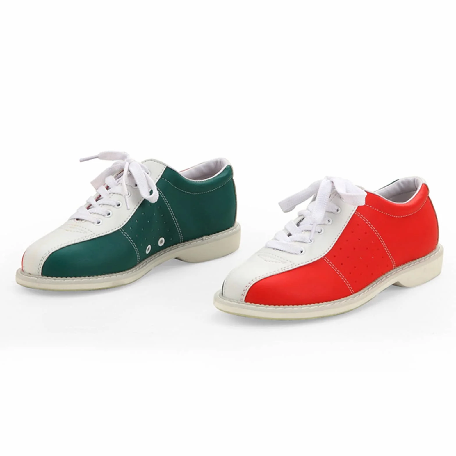 Zapatos de Bolos para Hombre Cuero Ligero Antideslizante